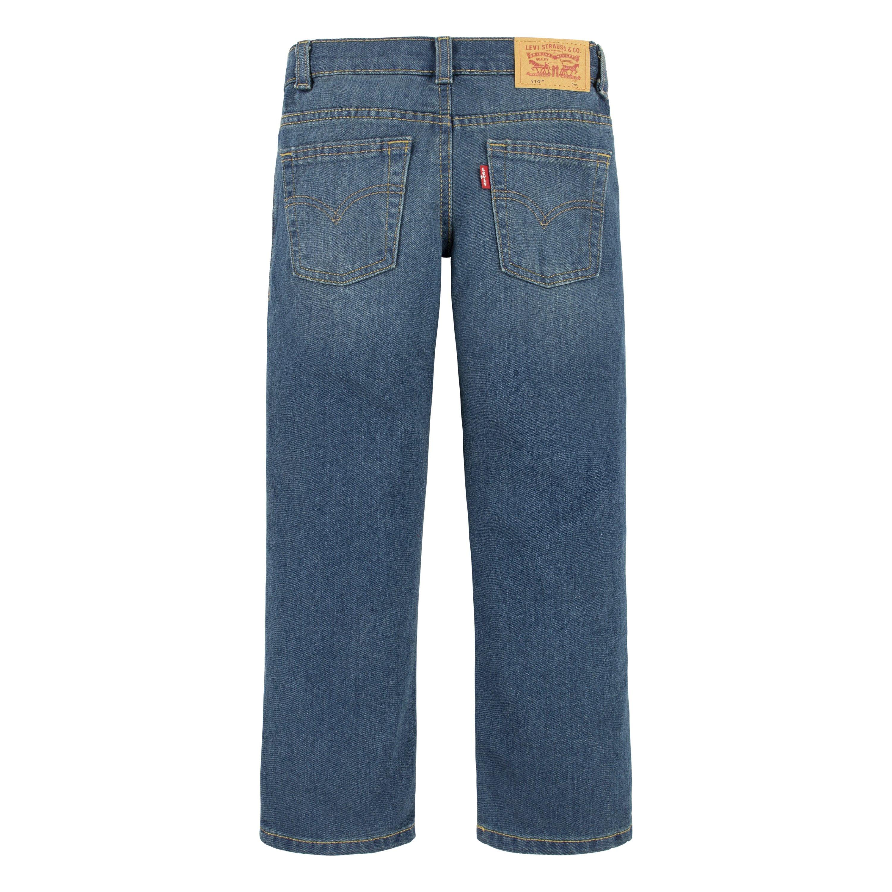 Levi's 514 Straight Performance Classic Little Boys' Medium Blue Wash Denim Jeans