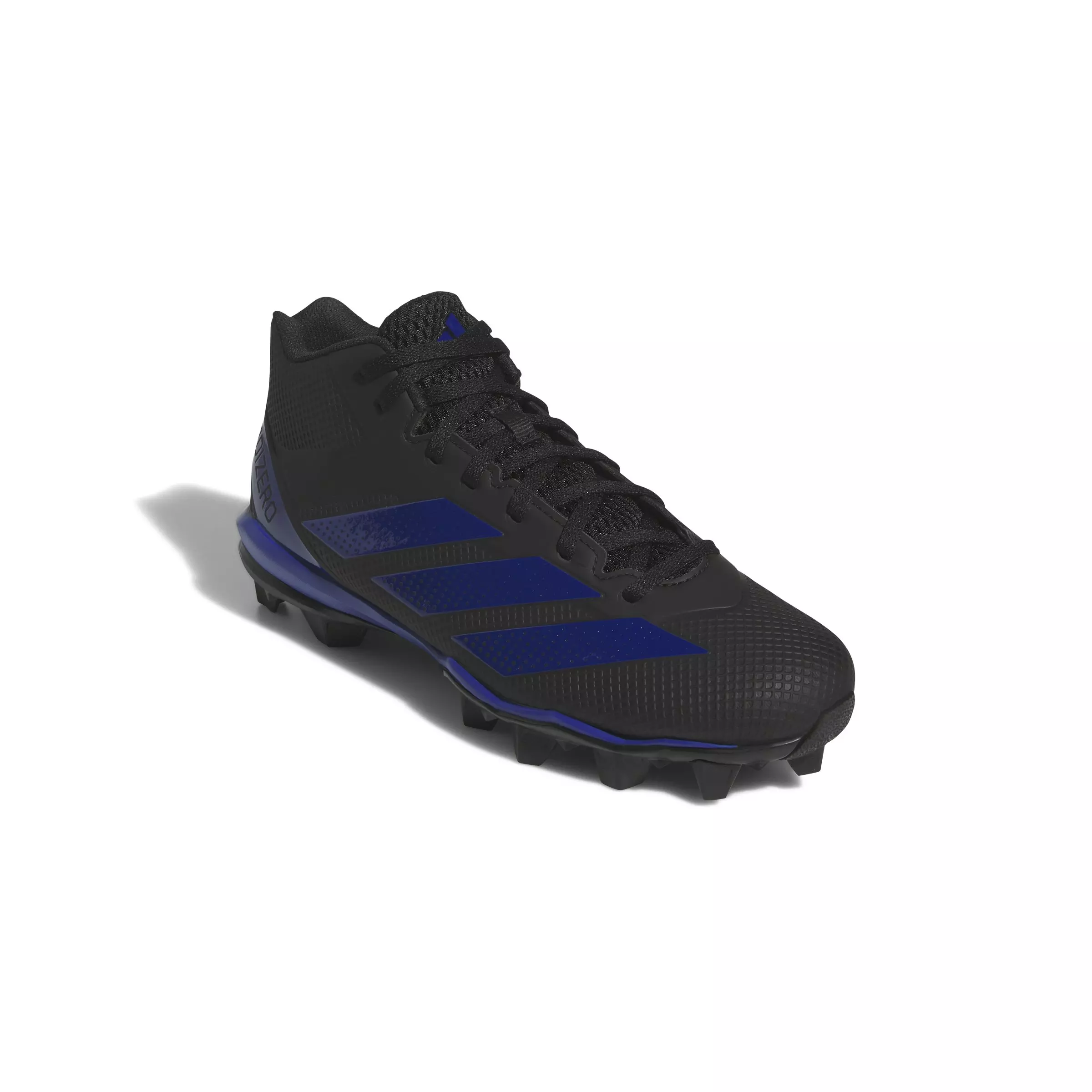 adidas Adizero Impact.2 "Core Black/Team Royal Blue/Core Black" Men's Football Cleat - BLACK/ROYAL/BLACK