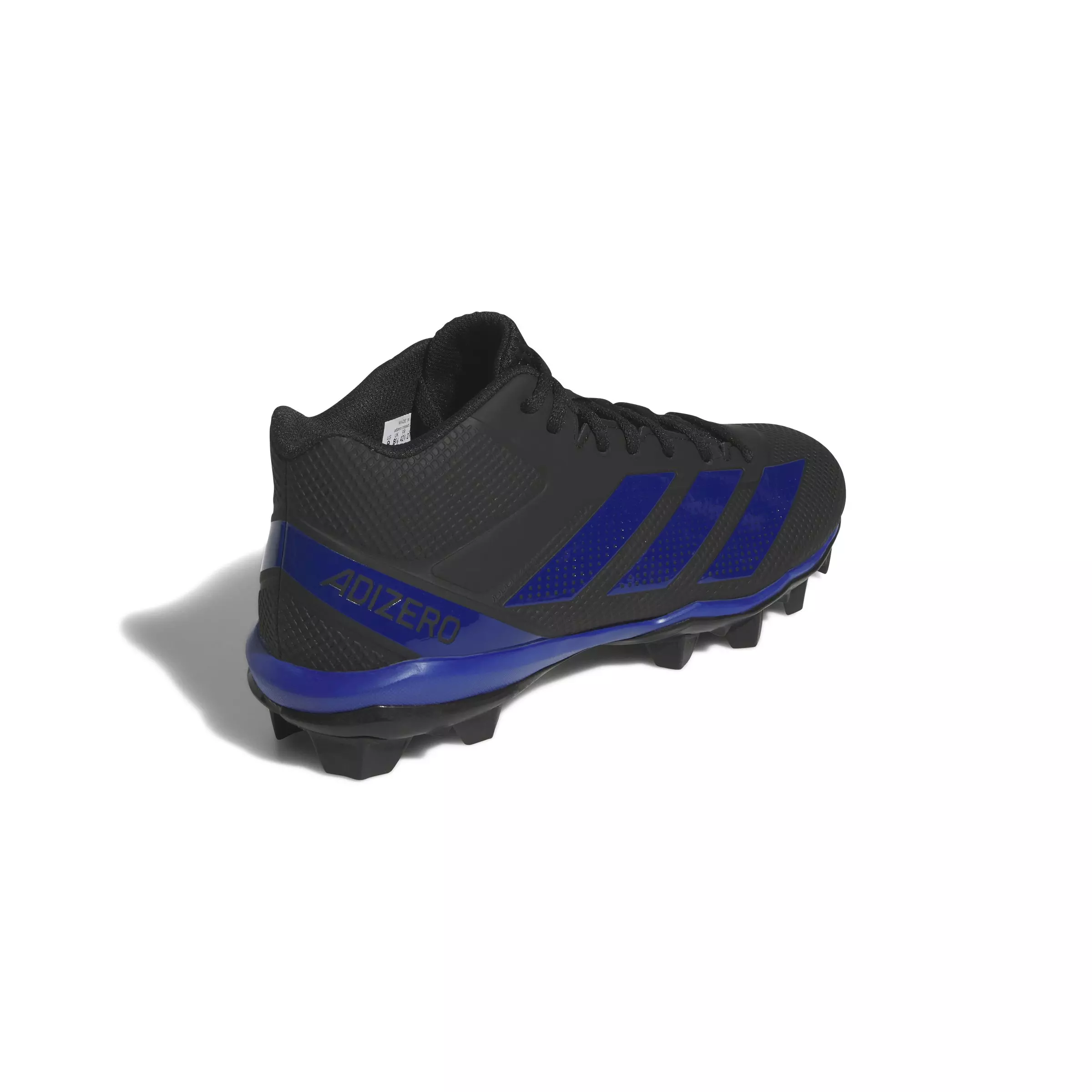 adidas Adizero Impact.2 "Core Black/Team Royal Blue/Core Black" Men's Football Cleat - BLACK/ROYAL/BLACK