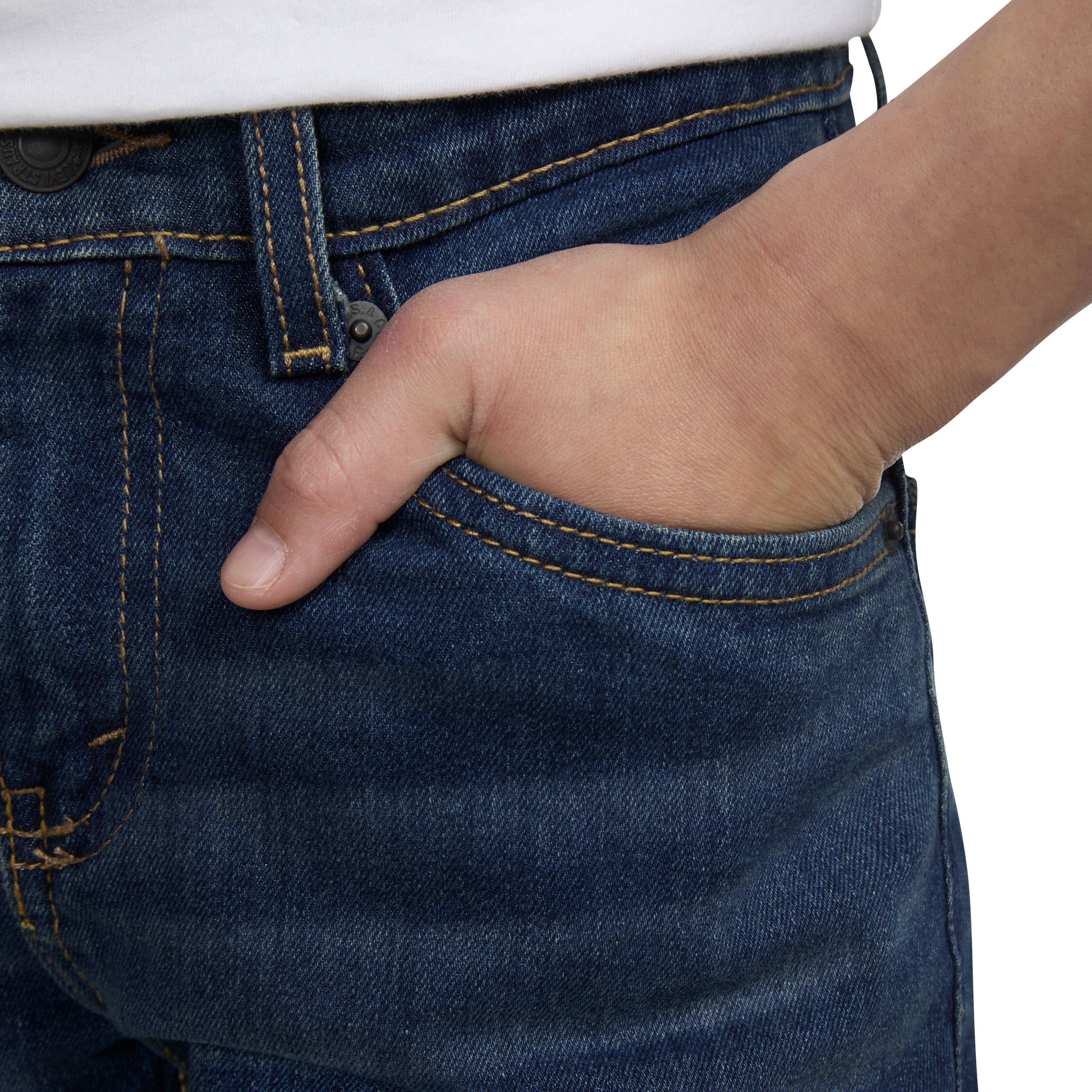 Levi's 514 Straight Performance Classic Big Boys' Medium Blue Wash Denim Jeans