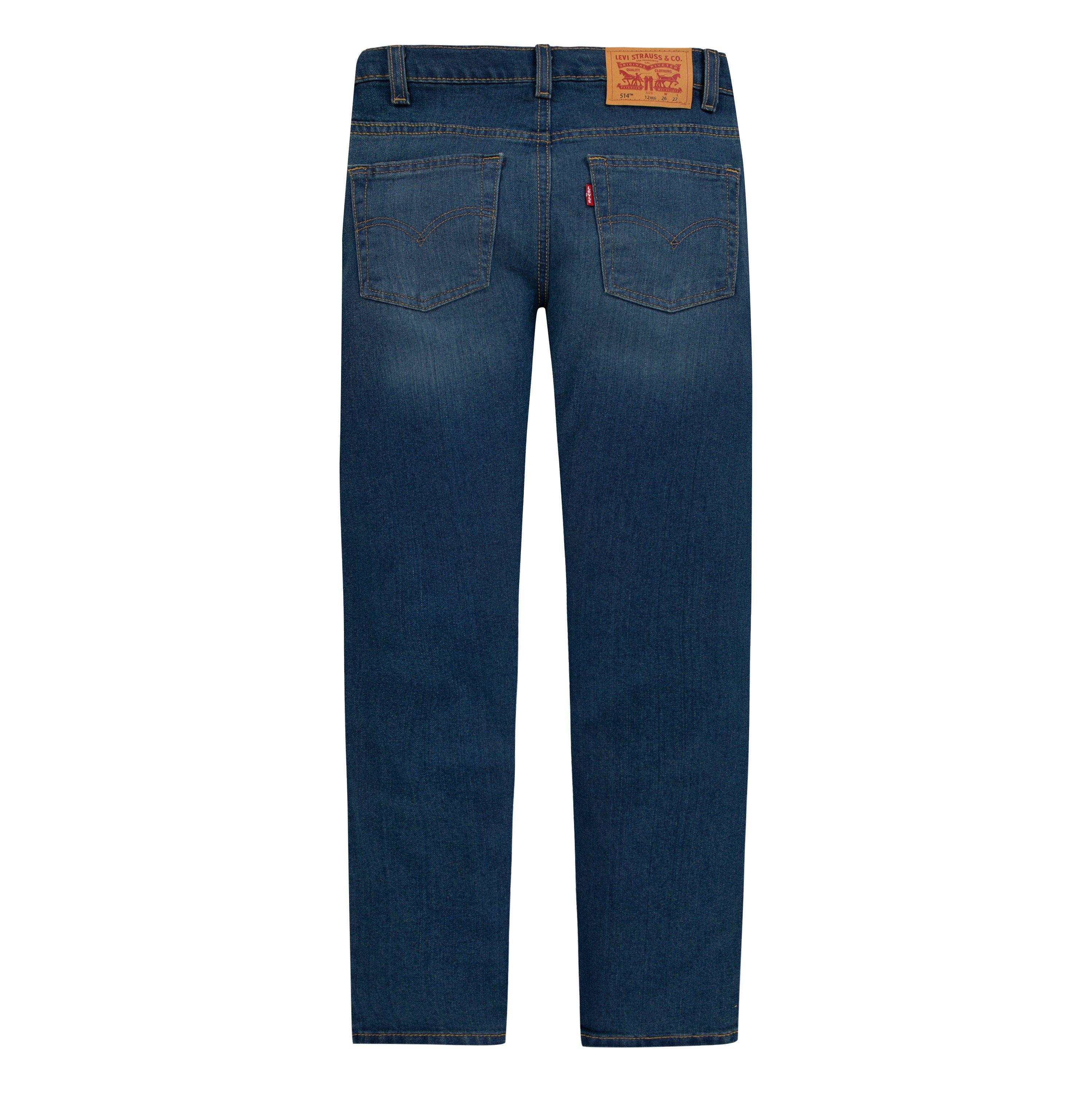 Levi's Big Boys' 514 Straight Performance Classic Medium Blue Wash Denim Jeans - BLUE Thumbnail View 9