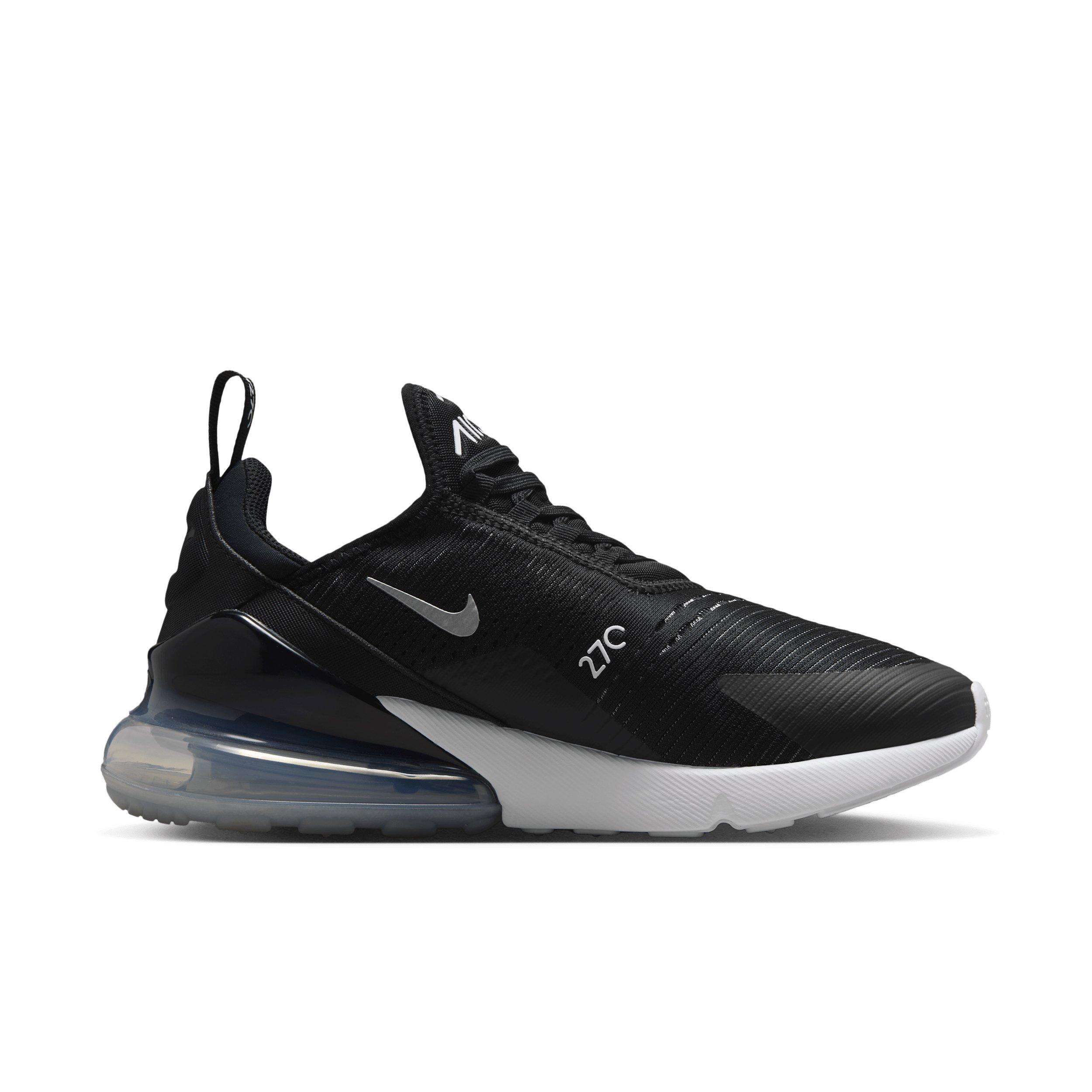 Nike Air Max 270 "Black/White/Metallic Silver" Women's Shoe - BLACK/WHITE/SILVER Thumbnail View 1