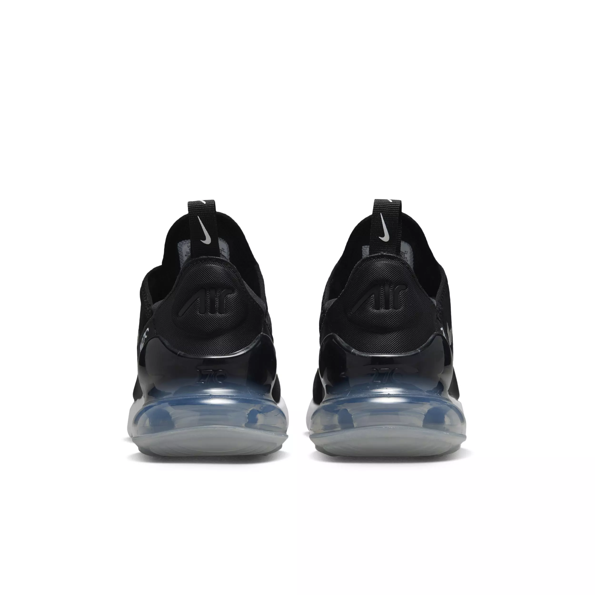 Nike Air Max 270 "Black/White/Metallic Silver" Women's Shoe - BLACK/WHITE/SILVER