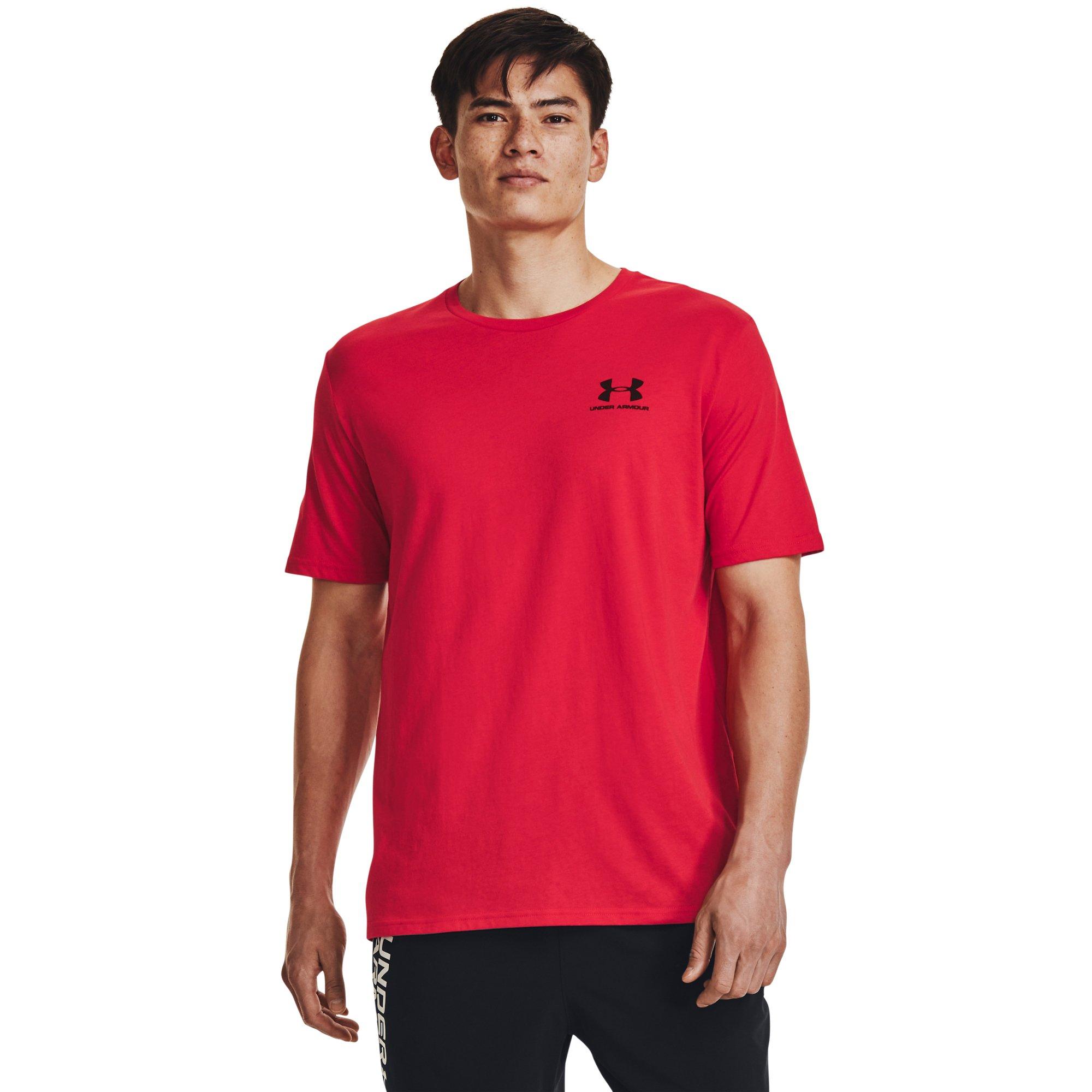 Under Armour Men's Sportstyle Red Tee - RED Thumbnail View 1