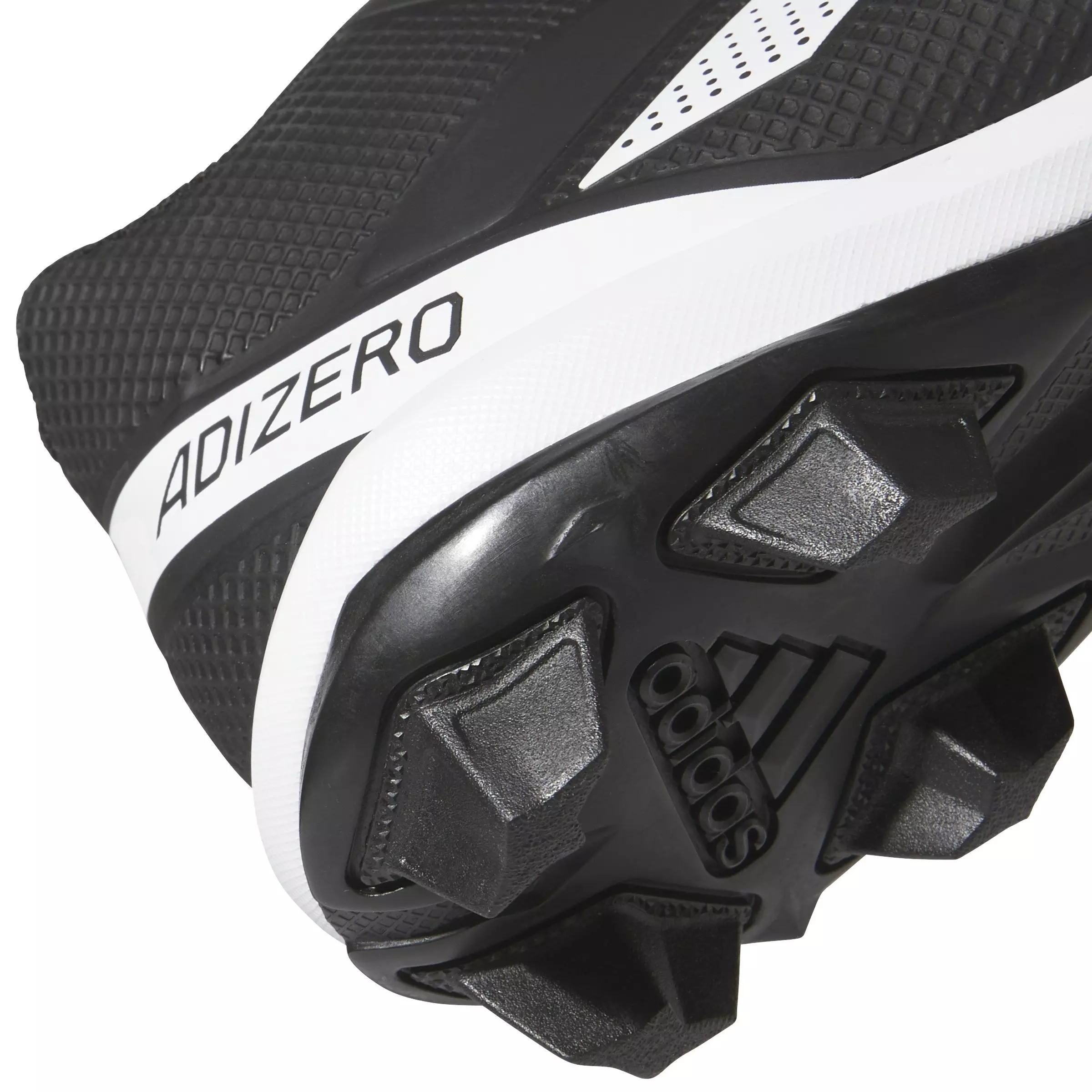 adidas Adizero Impact.2 "Core Black/Ftwr White/Core Black" Men's Football Cleat - BLACK/WHITE/BLACK
