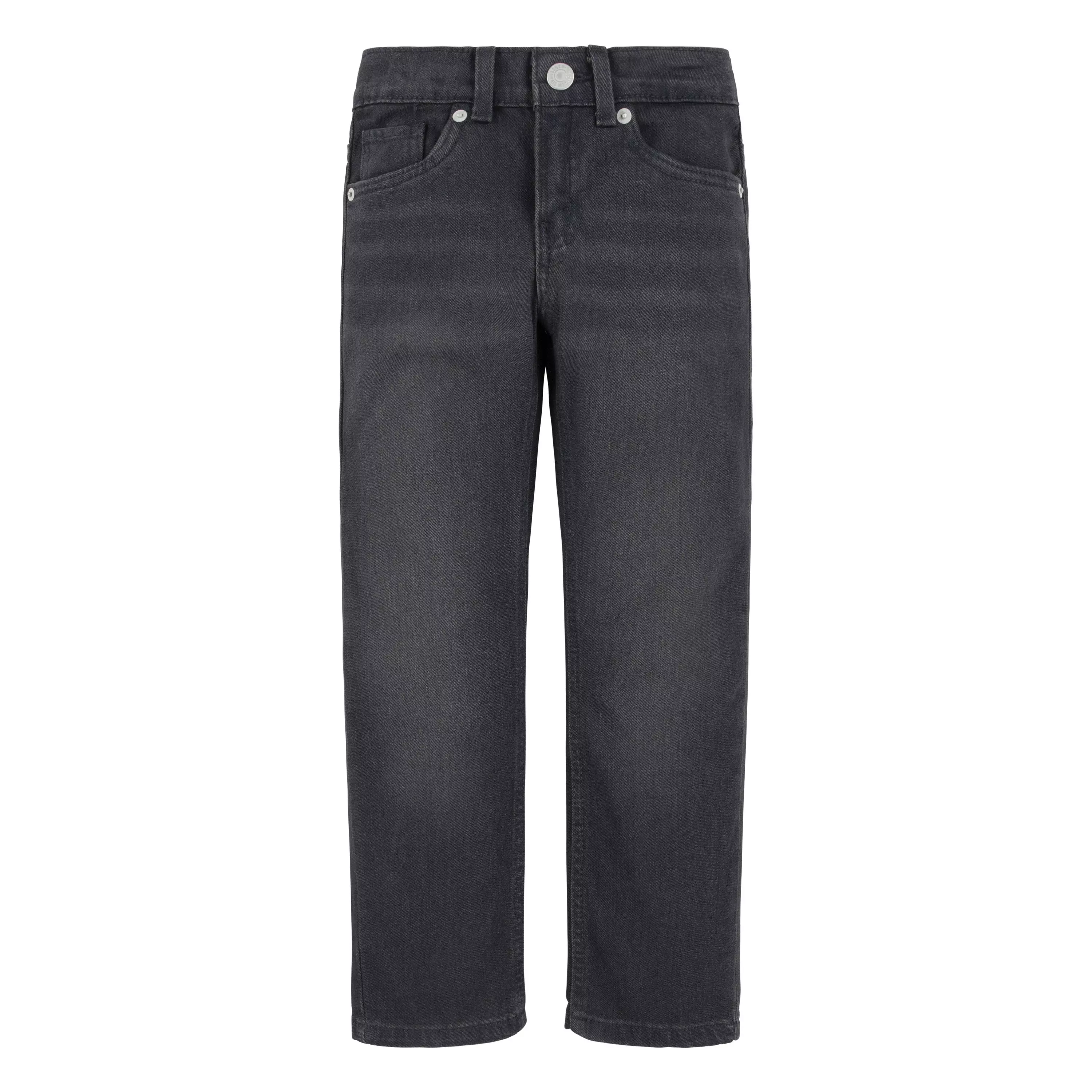 Levi's Little Boys' 514 Straight Performance Classic Black Wash Denim Jeans - BLACK