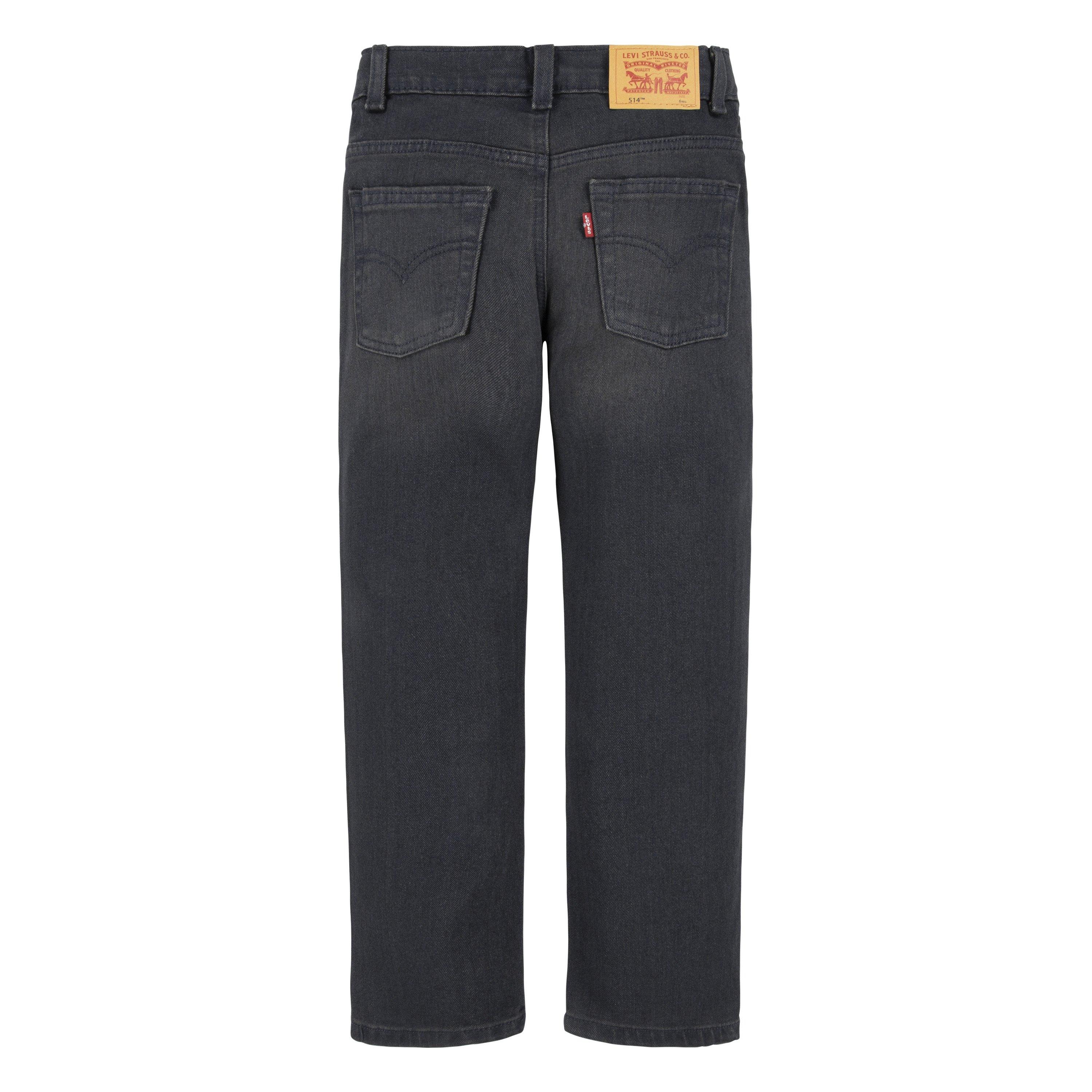 Levi's 514 Straight Performance Classic Little Boys' Black Wash Denim Jeans