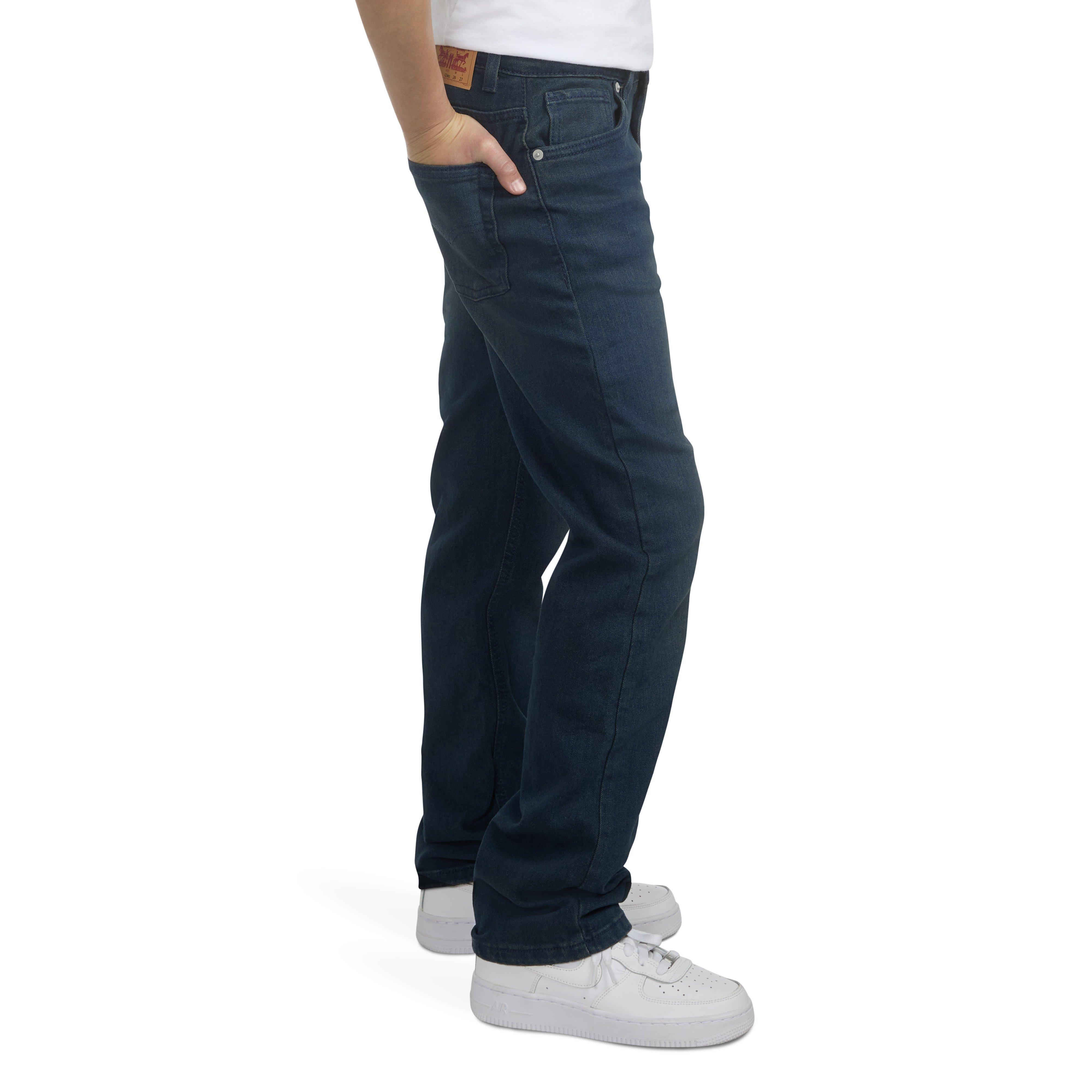 Levi's Big Boys' 514 Straight Performance Classic Black Wash Denim Jeans - BLACK Thumbnail View 3
