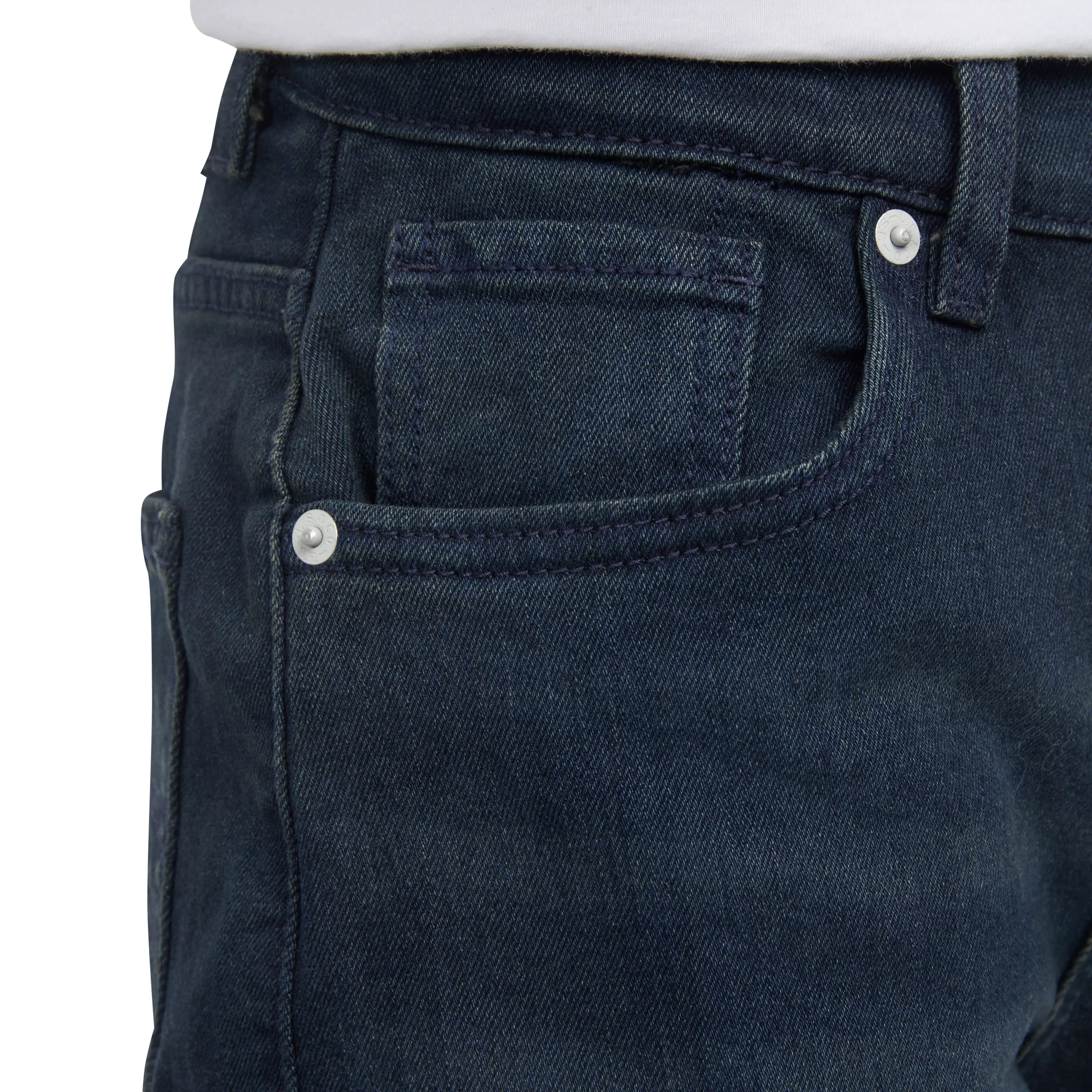 Levi's Big Boys' 514 Straight Performance Classic Black Wash Denim Jeans - BLACK