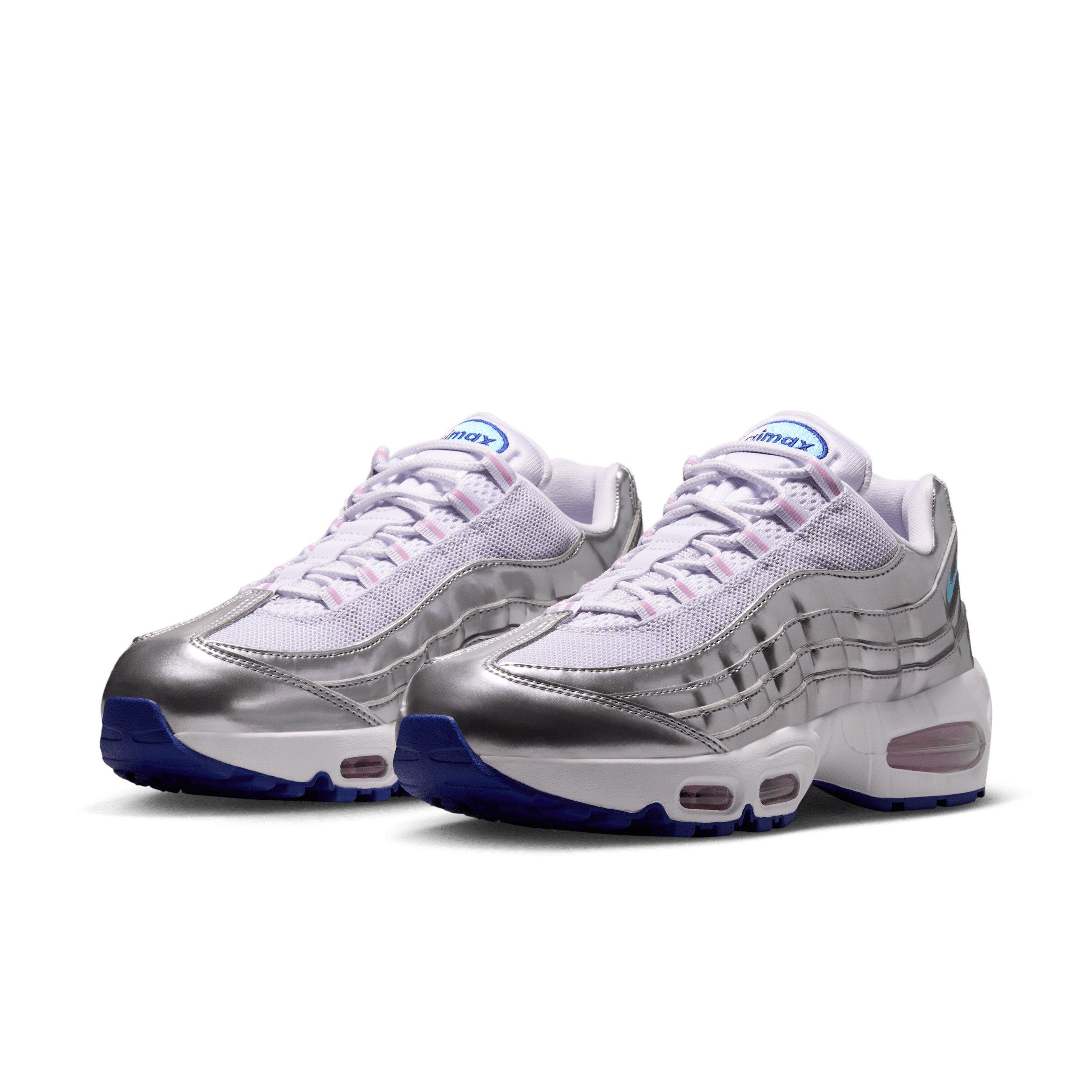 Nike Air Max 95 Big Bubble "Chrome/Barely Grape/Light Magenta/Lagoon Pulse" Women's Shoe - CHROME/GRAPE/LT MAGENTA/LAGOON