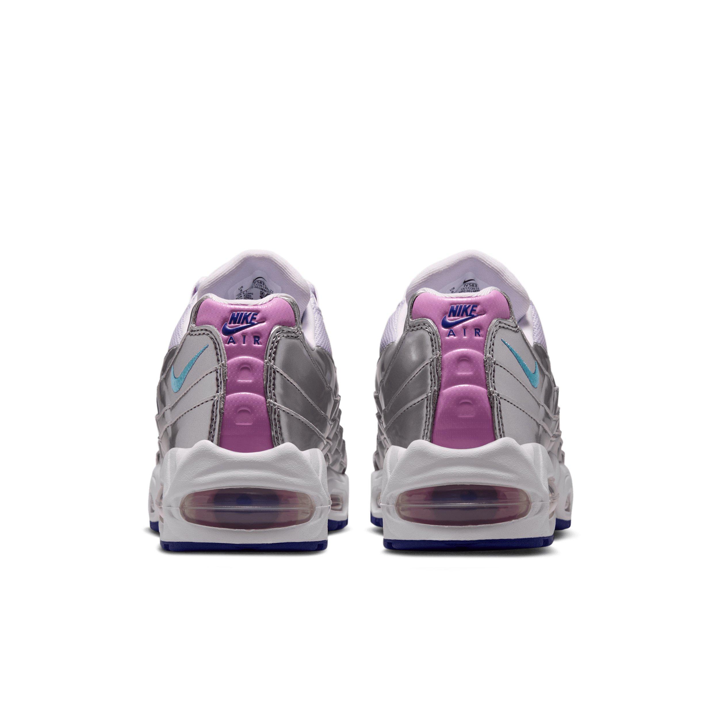 Nike Air Max 95 Big Bubble "Chrome/Barely Grape/Light Magenta/Lagoon Pulse" Women's Shoe - CHROME/GRAPE/LT MAGENTA/LAGOON