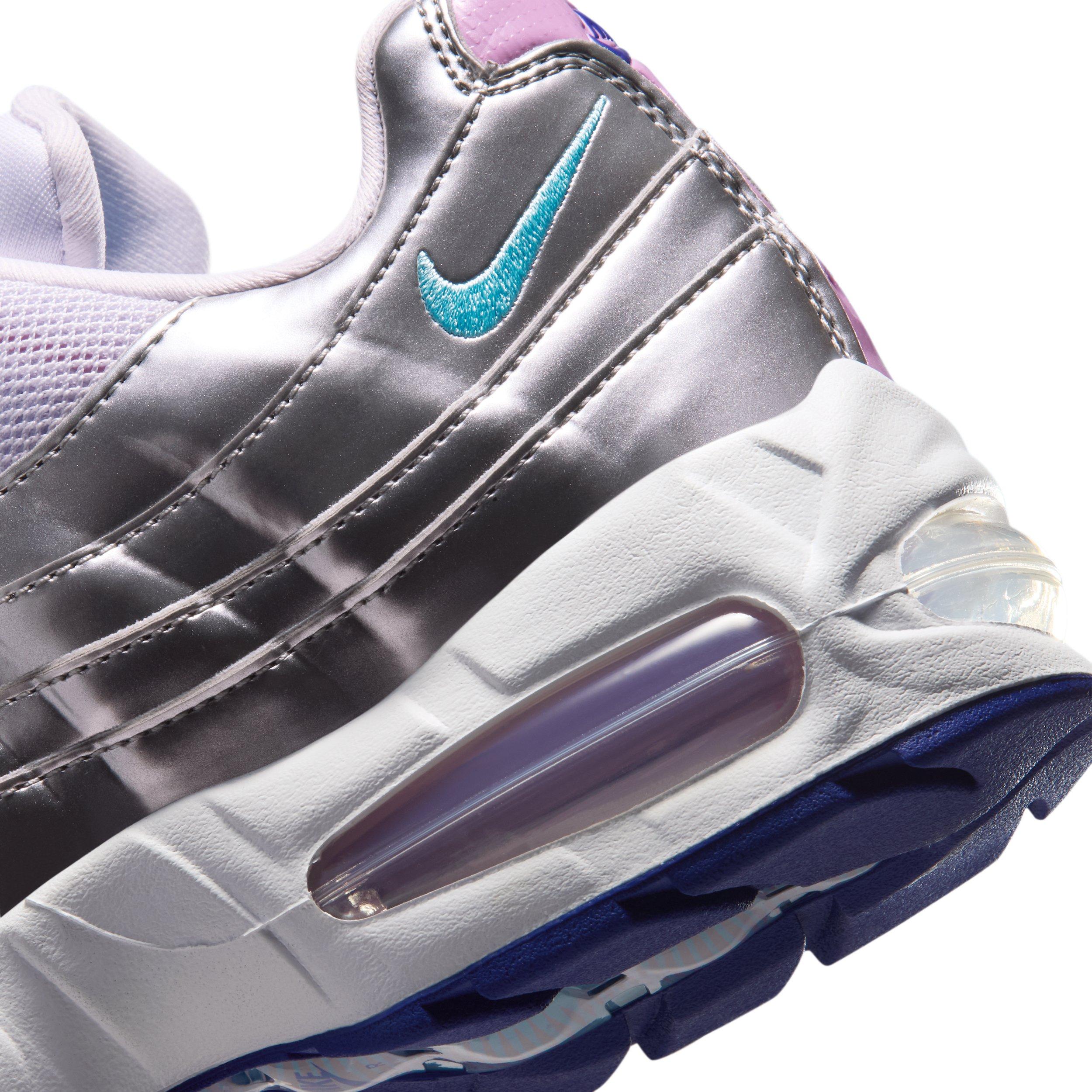 Nike Air Max 95 Big Bubble "Chrome/Barely Grape/Light Magenta/Lagoon Pulse" Women's Shoe - CHROME/GRAPE/LT MAGENTA/LAGOON
