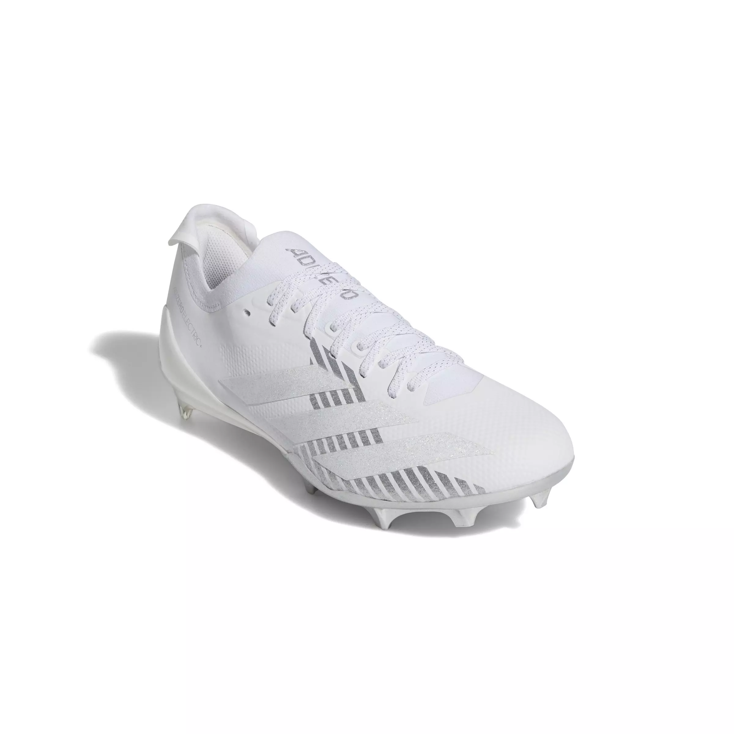 adidas Adizero Electric + "Ftwr White/Ftwr White/Silver Metallic" Men's Football Cleat - WHITE/WHITE/SILVER
