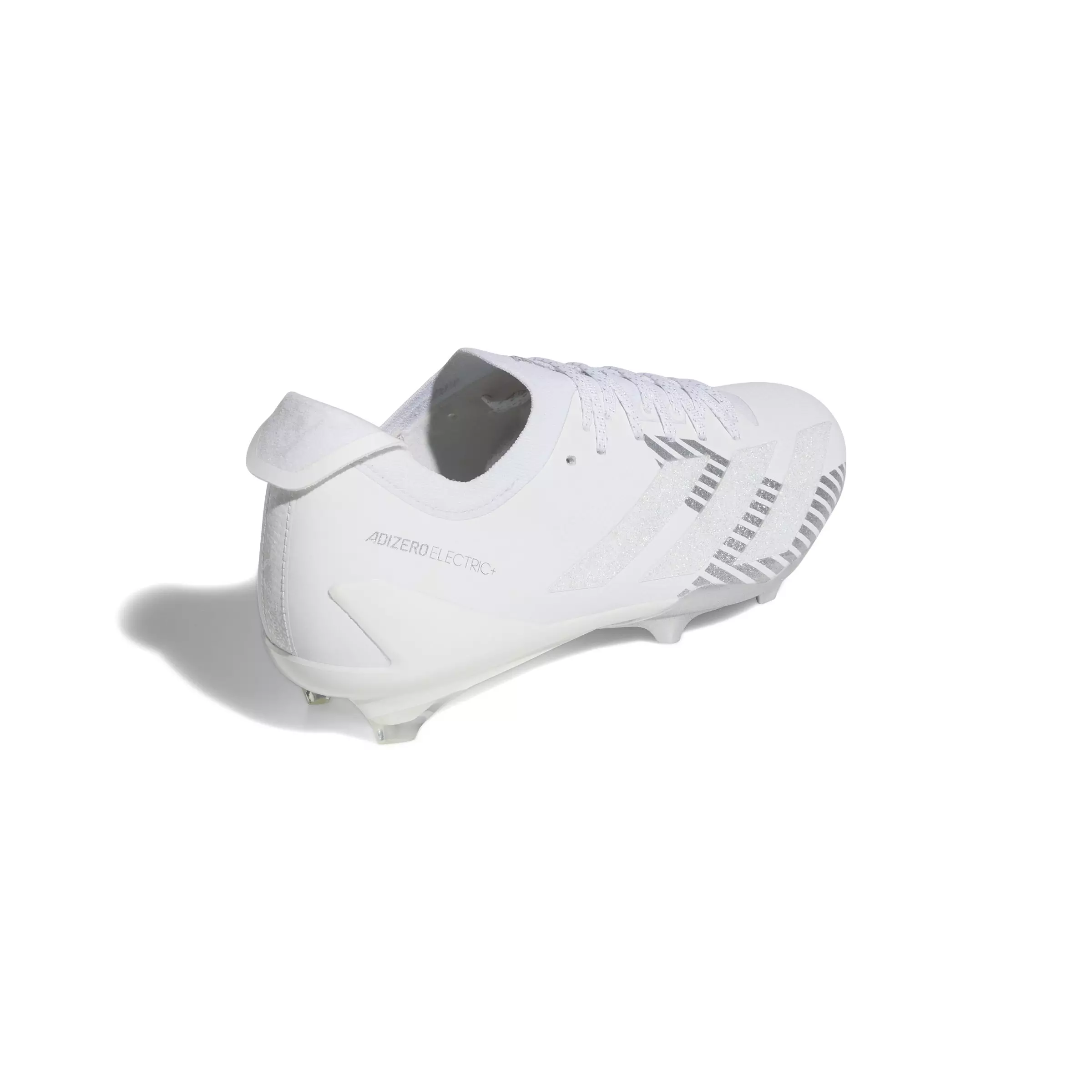 adidas Adizero Electric + "Ftwr White/Ftwr White/Silver Metallic" Men's Football Cleat - WHITE/WHITE/SILVER
