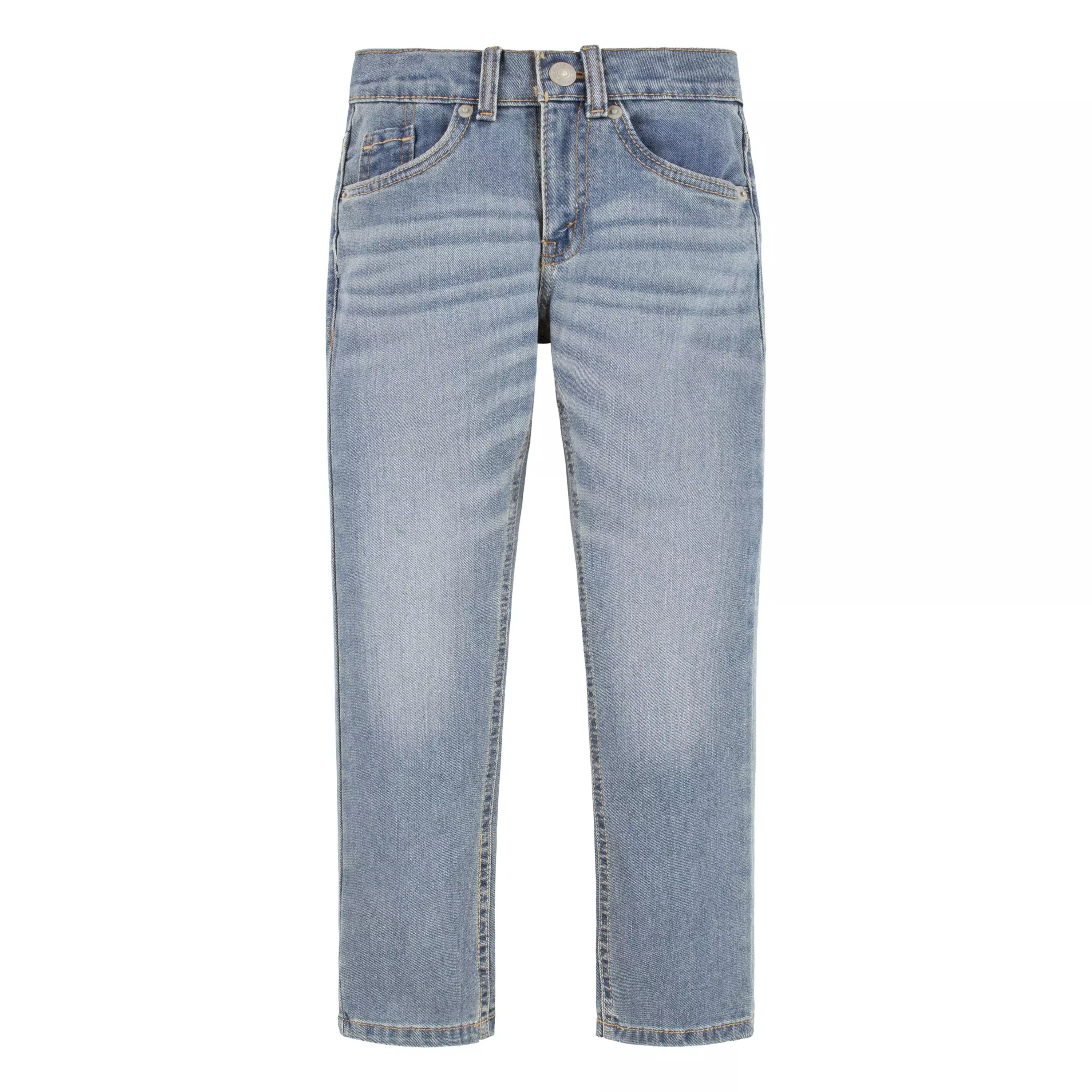 Levi's Little Boys' 514 Straight Performance Classic Light Blue Wash Wash Denim Jeans - LIGHT BLUE