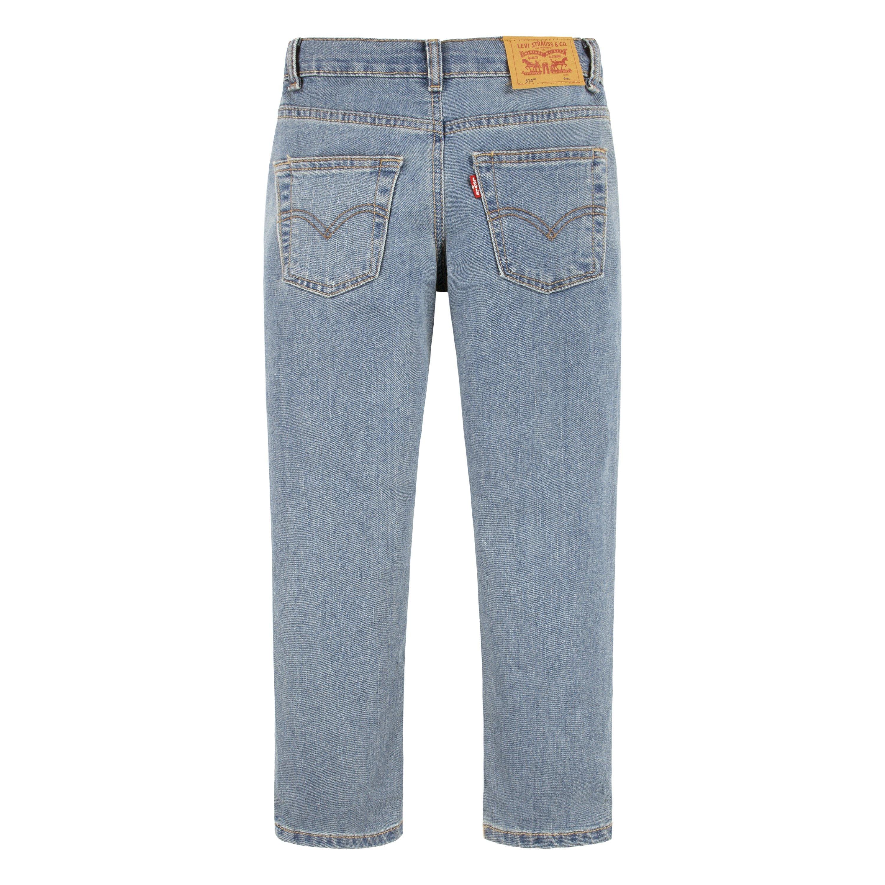 Levi's 514 Straight Performance Classic Little Boys' Light Blue Wash Wash Denim Jeans