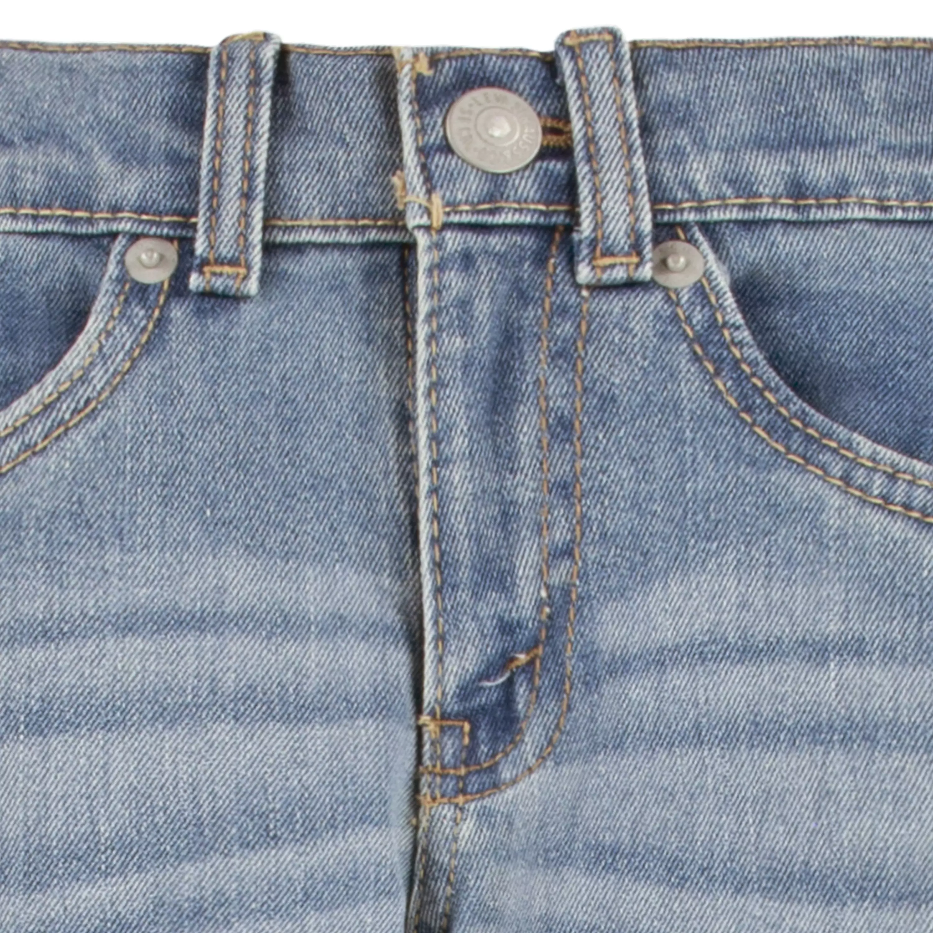 Levi's Little Boys' 514 Straight Performance Classic Light Blue Wash Wash Denim Jeans - LIGHT BLUE