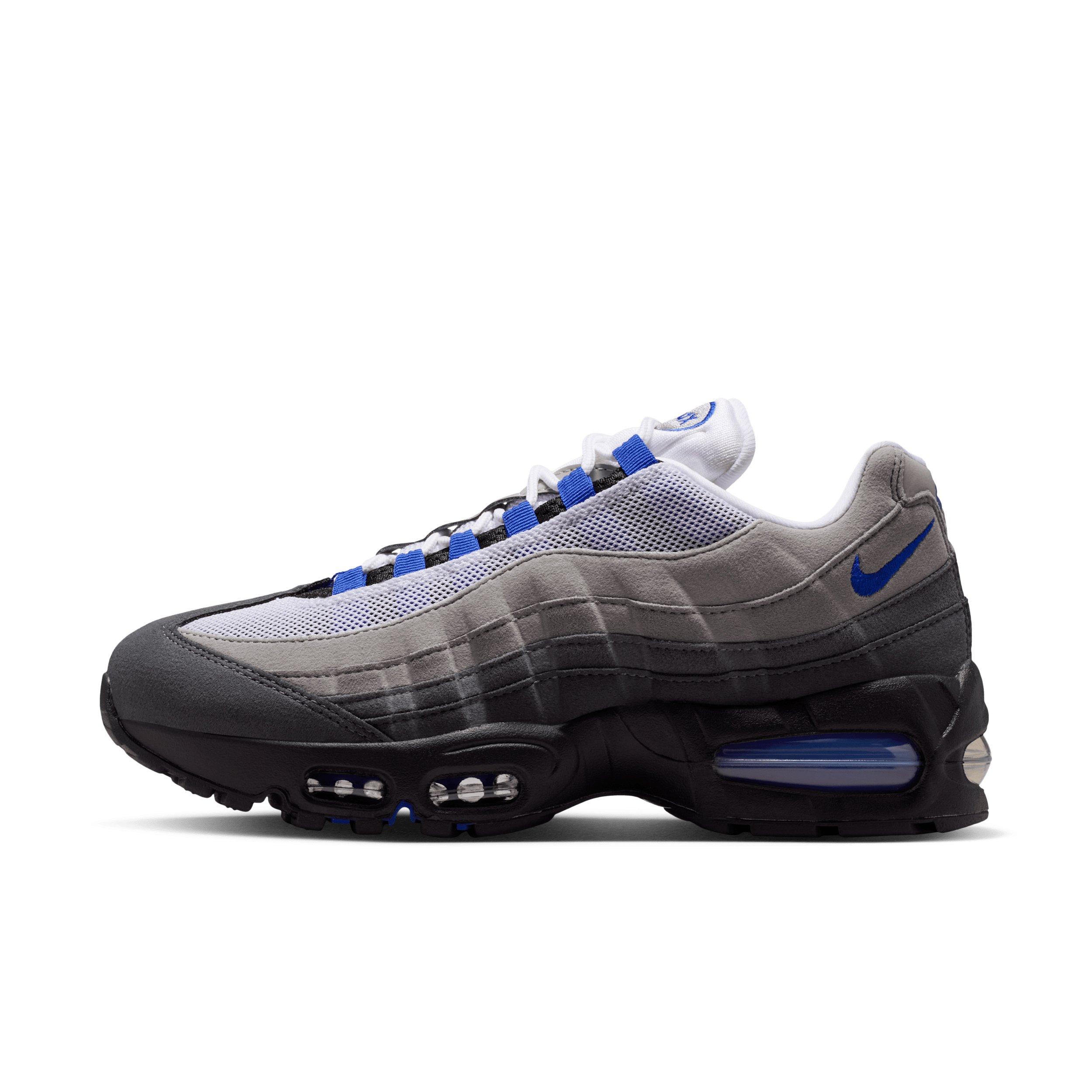 Nike Air Max 95 Big Bubble "Black/White/Medium Grey/Old Royal" Women's Shoe - BLACK/WHITE/MD GREY/ROYAL Thumbnail View 2