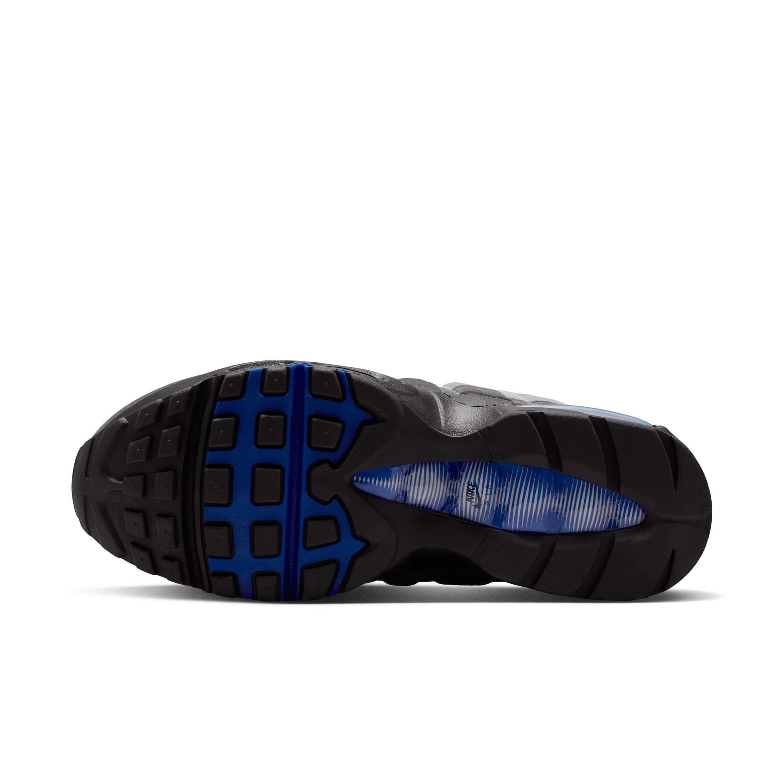 Nike Air Max 95 Big Bubble "Black/White/Medium Grey/Old Royal" Women's Shoe - BLACK/WHITE/MD GREY/ROYAL Thumbnail View 6