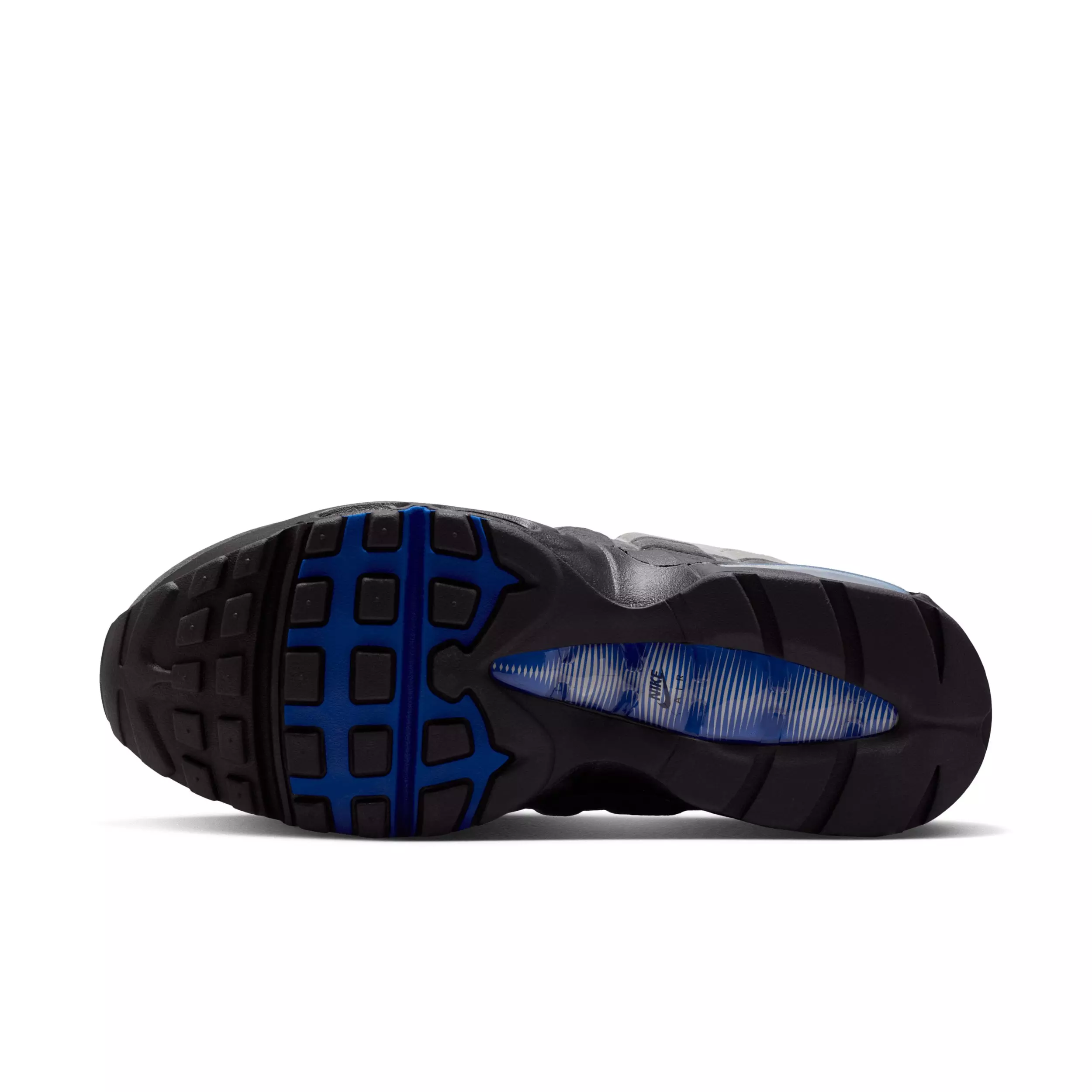 Nike Air Max 95 Big Bubble "Black/White/Medium Grey/Old Royal" Women's Shoe - BLACK/WHITE/MD GREY/ROYAL