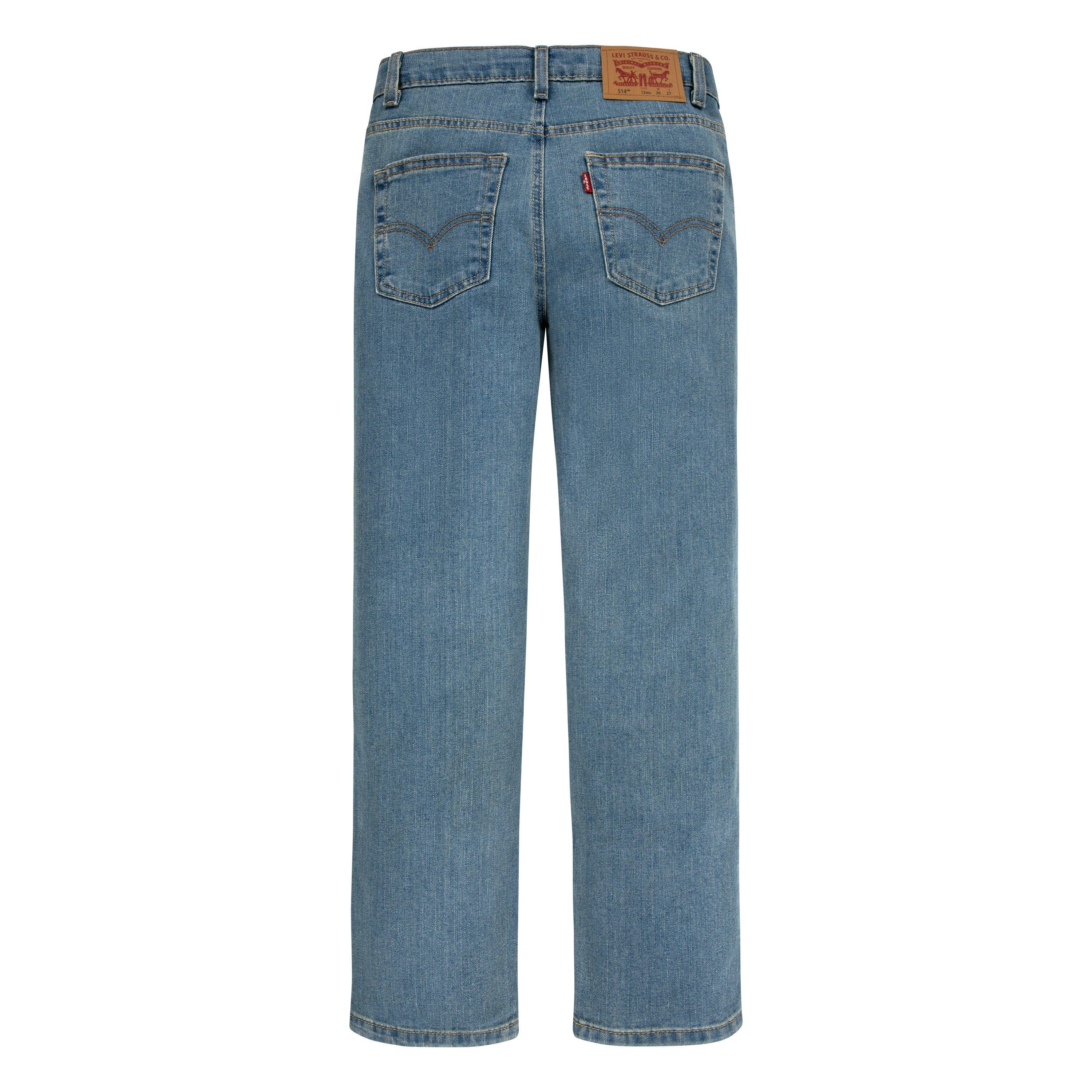 Levi's Big Boys' 514 Straight Performance Classic Light Blue Wash Denim Jeans - LIGHT BLUE Thumbnail View 11