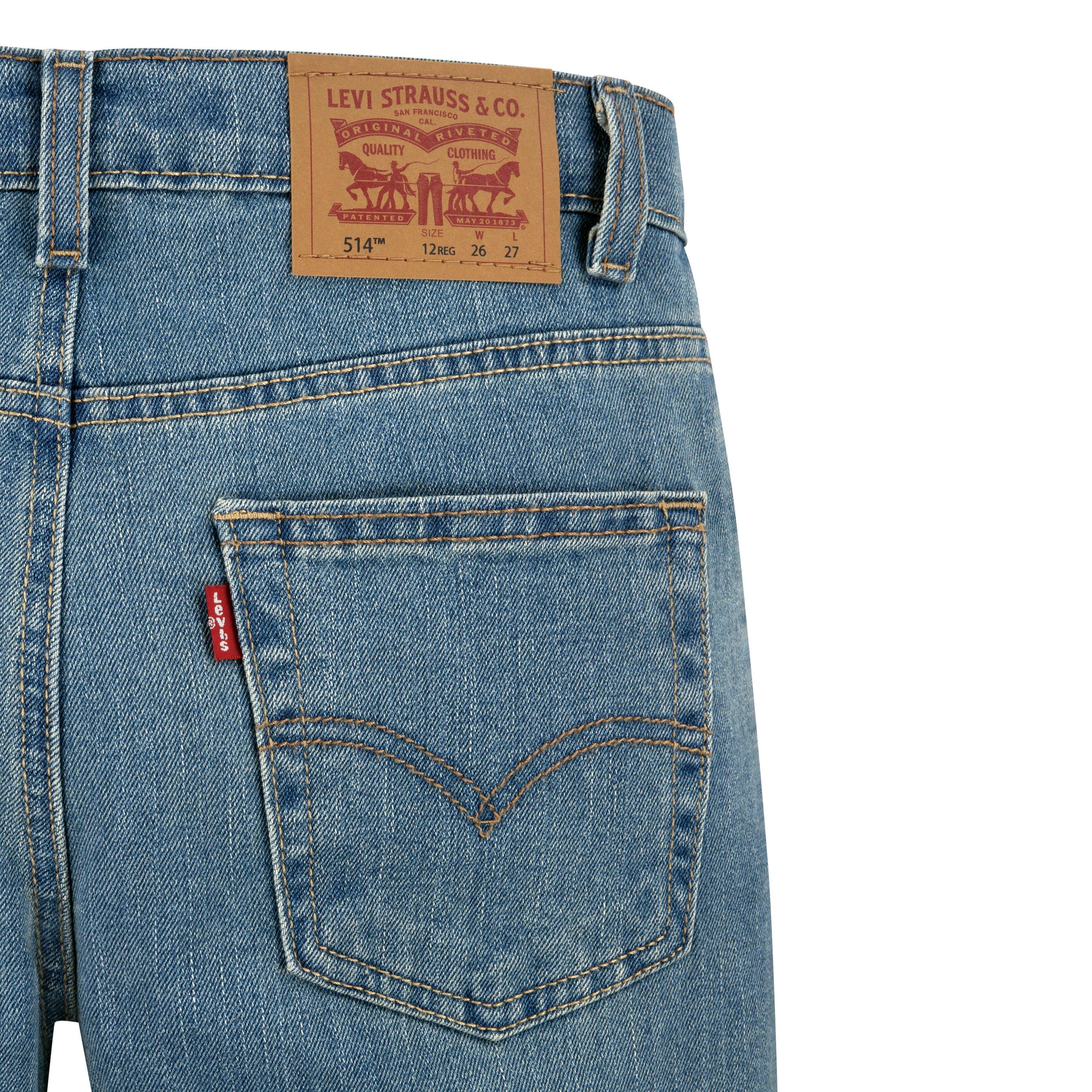 Levi's Big Boys' 514 Straight Performance Classic Light Blue Wash Denim Jeans - LIGHT BLUE Thumbnail View 9