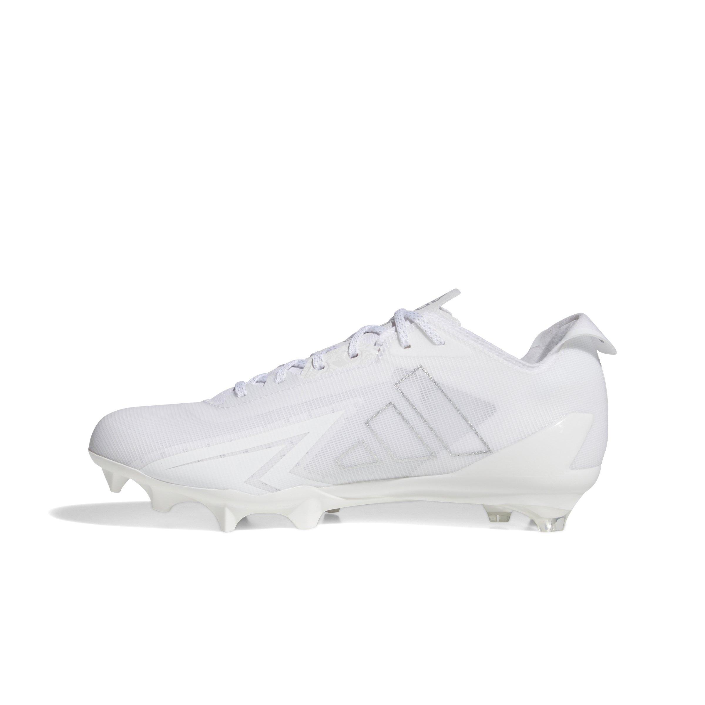 adidas Adizero Electric "Ftwr White/Silver Metallic/Ftwr White" Men's Football Cleat - WHITE/SILVER/WHITE Thumbnail View 2