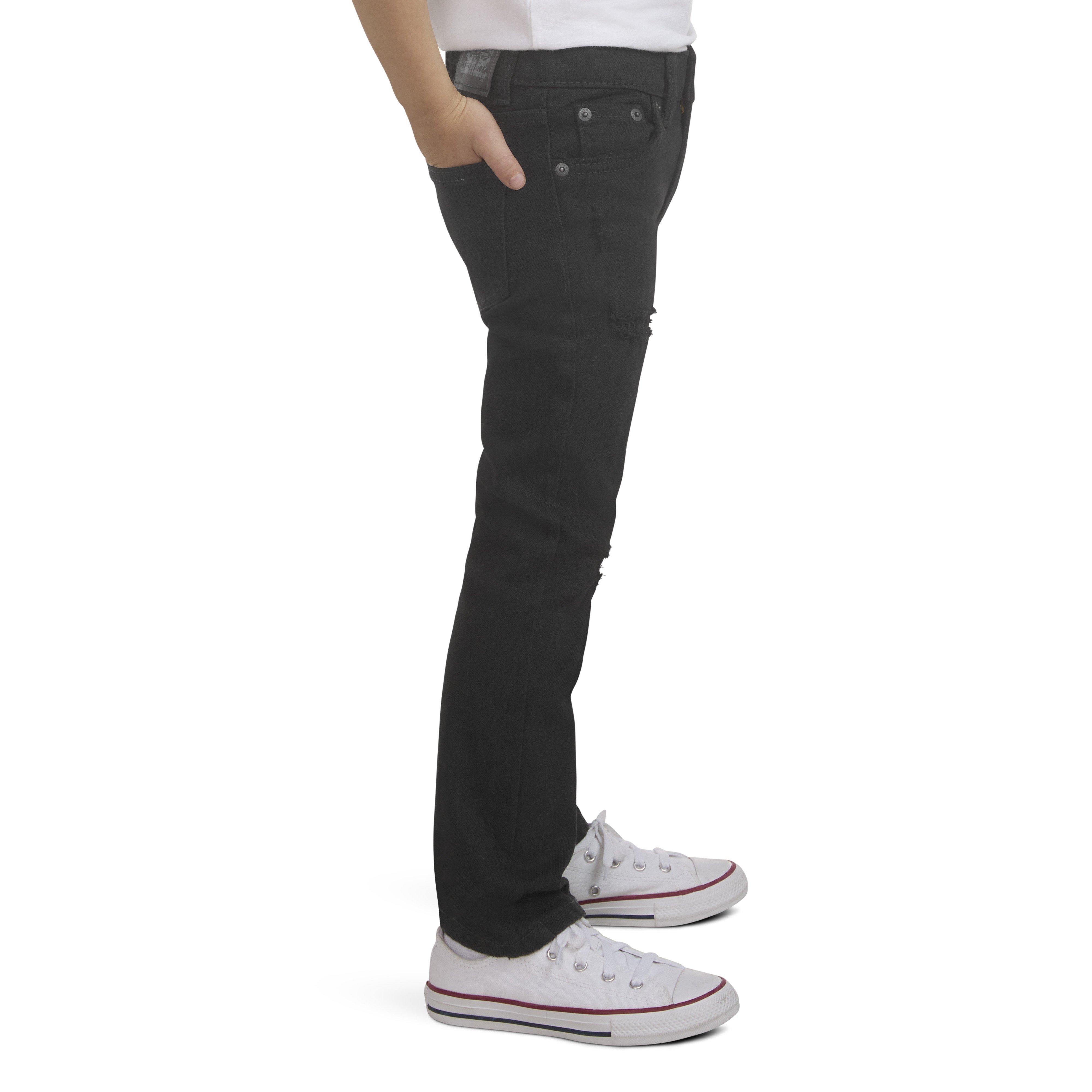 Levi's 510 Skinny Fit Little Boys' Black Wash Denim Jeans