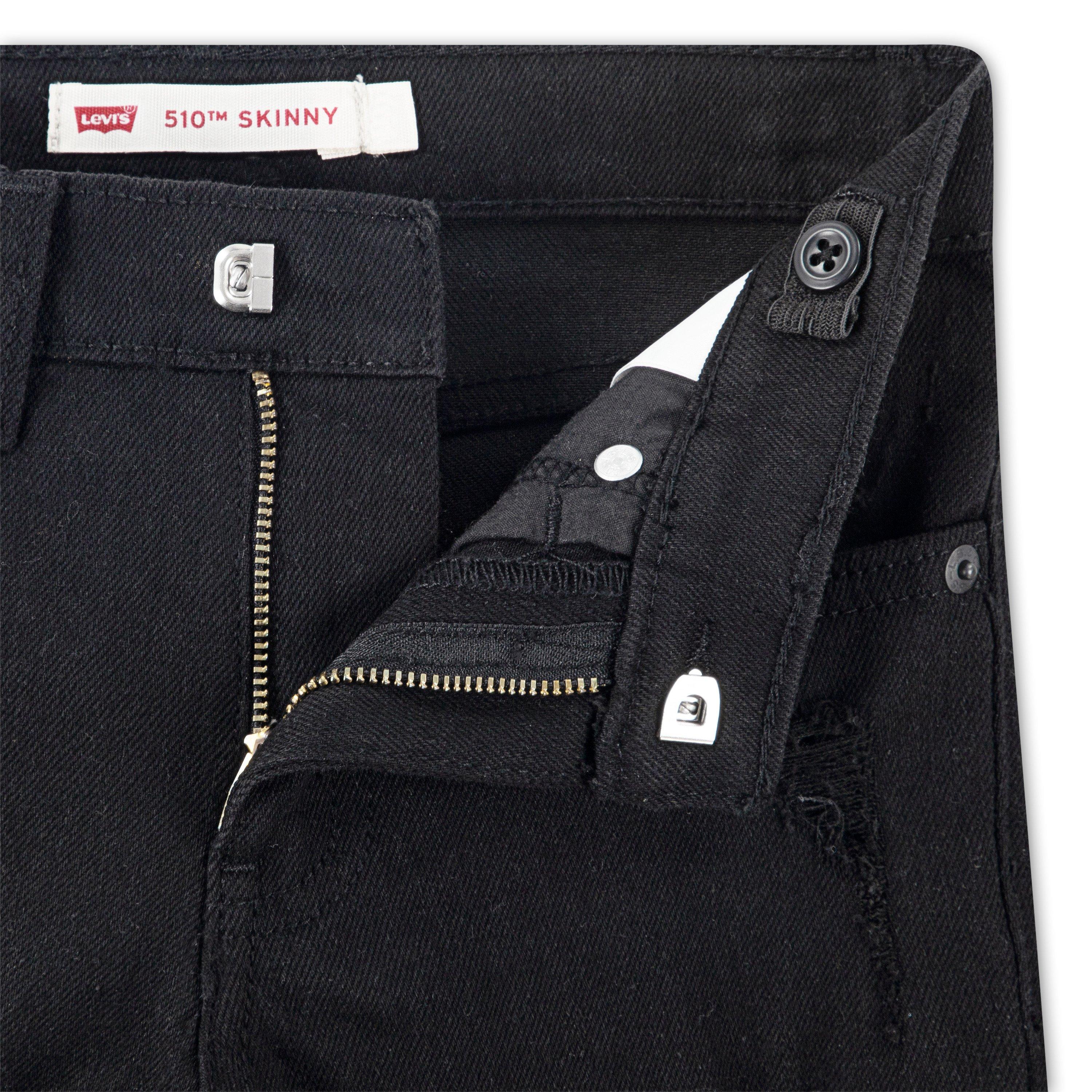 Levi's 510 Skinny Fit Little Boys' Black Wash Denim Jeans