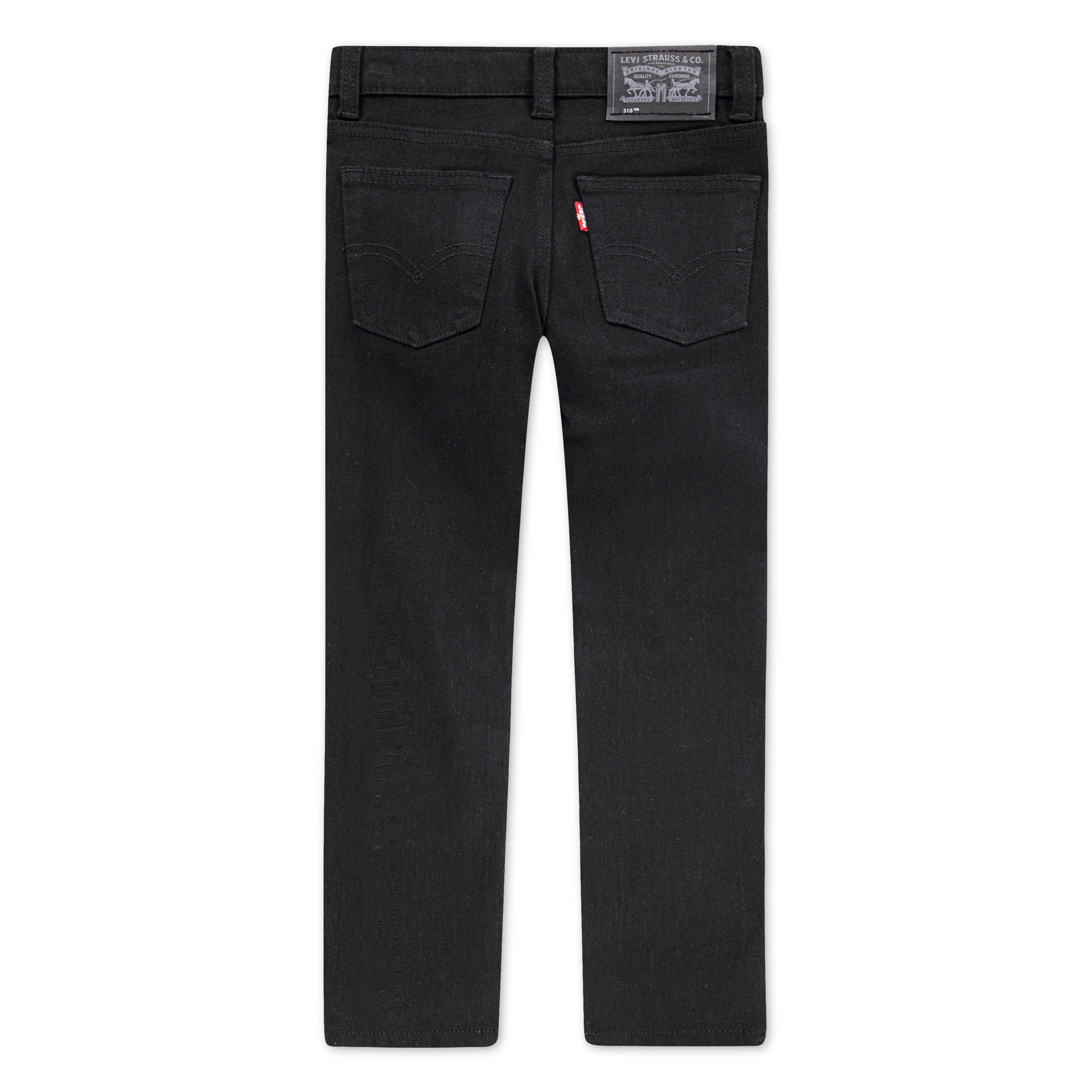Levi's 510 Skinny Fit Little Boys' Black Wash Denim Jeans
