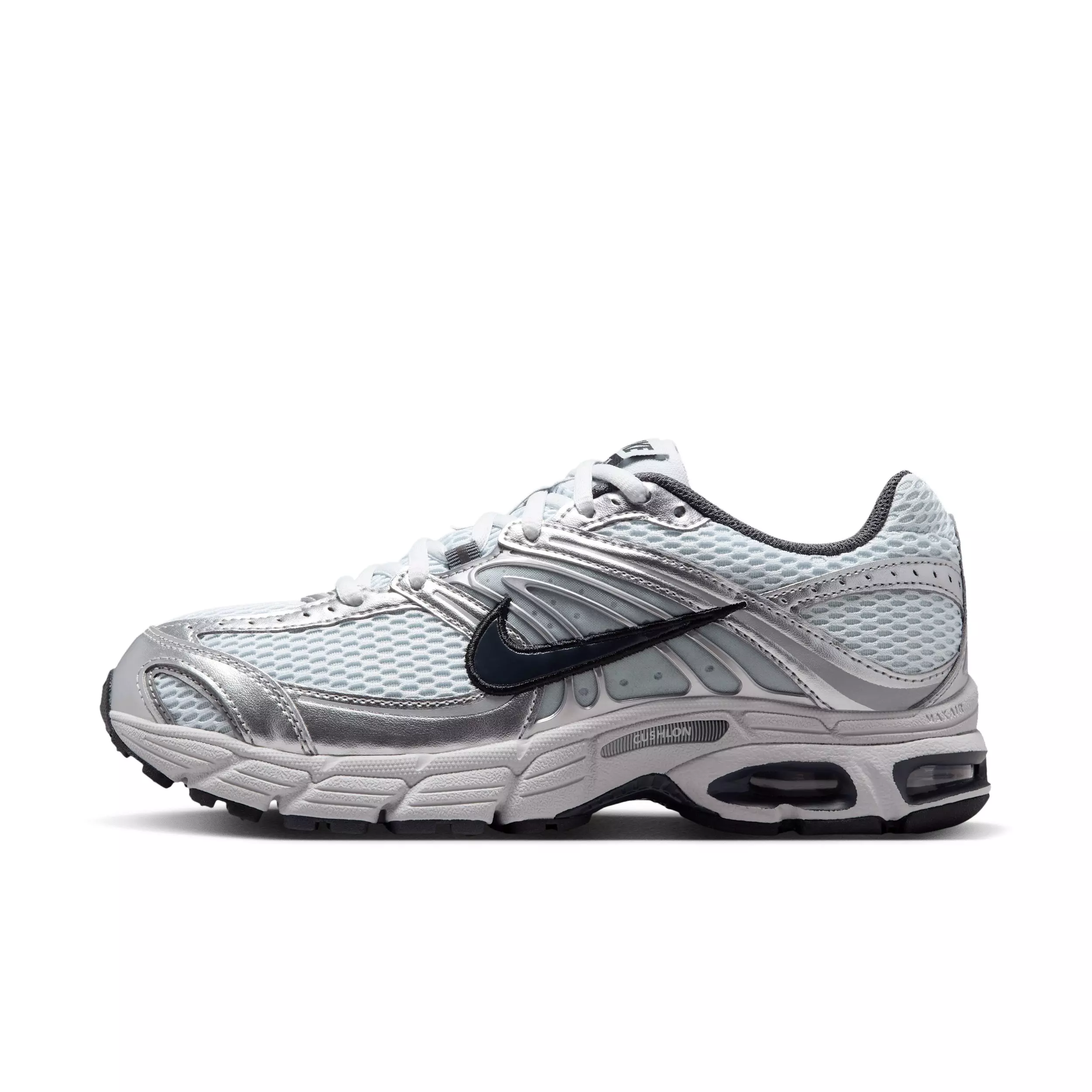 Nike Air Max Moto 2K "Pure Platinum/Metallic Silver/Black/Gridiron" Women's Shoe - PLATINUM/SILVER/BLACK/GRIDIRON