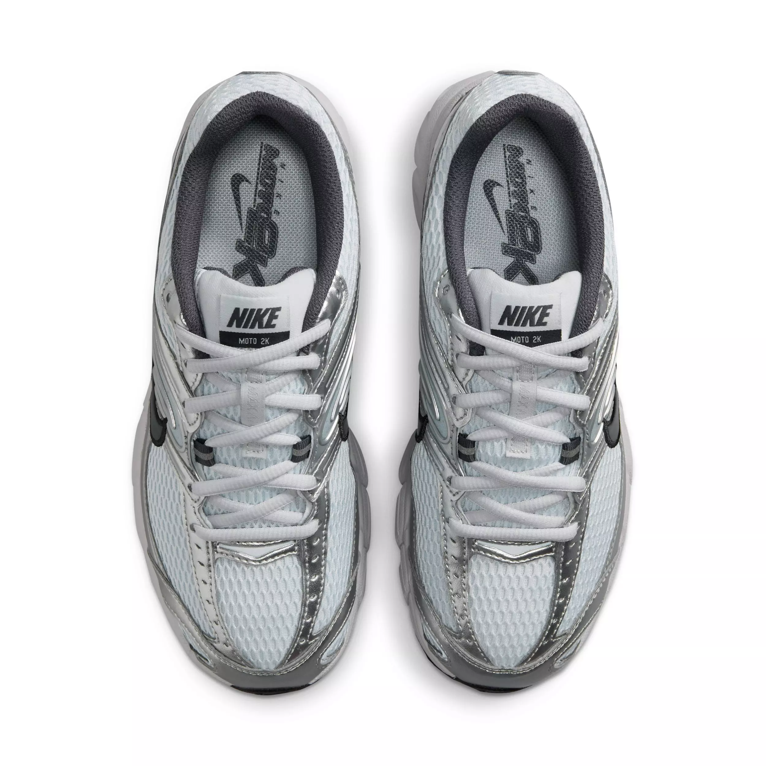 Nike Air Max Moto 2K "Pure Platinum/Metallic Silver/Black/Gridiron" Women's Shoe - PLATINUM/SILVER/BLACK/GRIDIRON