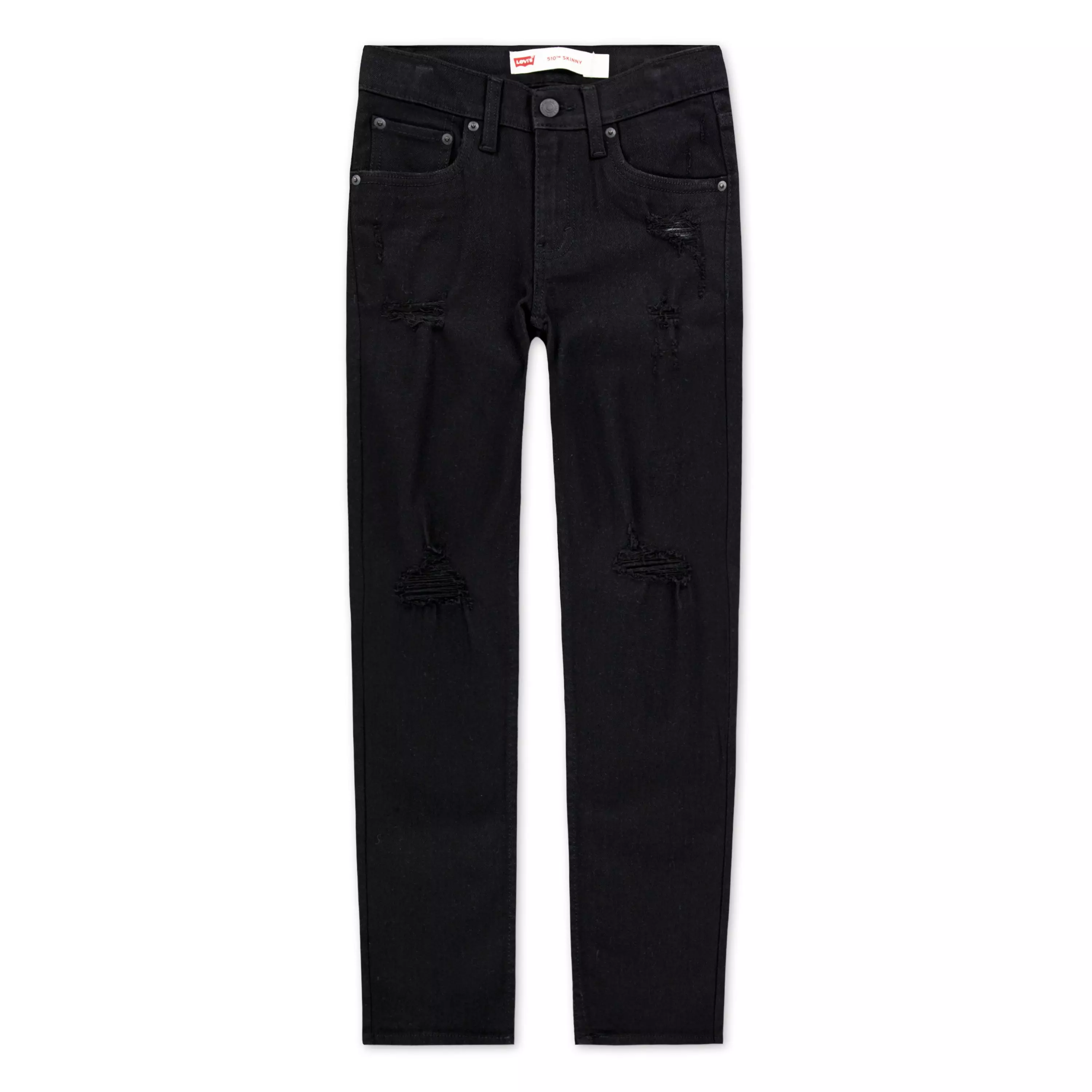Levi's Big Boys' 510 Skinny Fit Black Wash Denim Jeans - BLACK