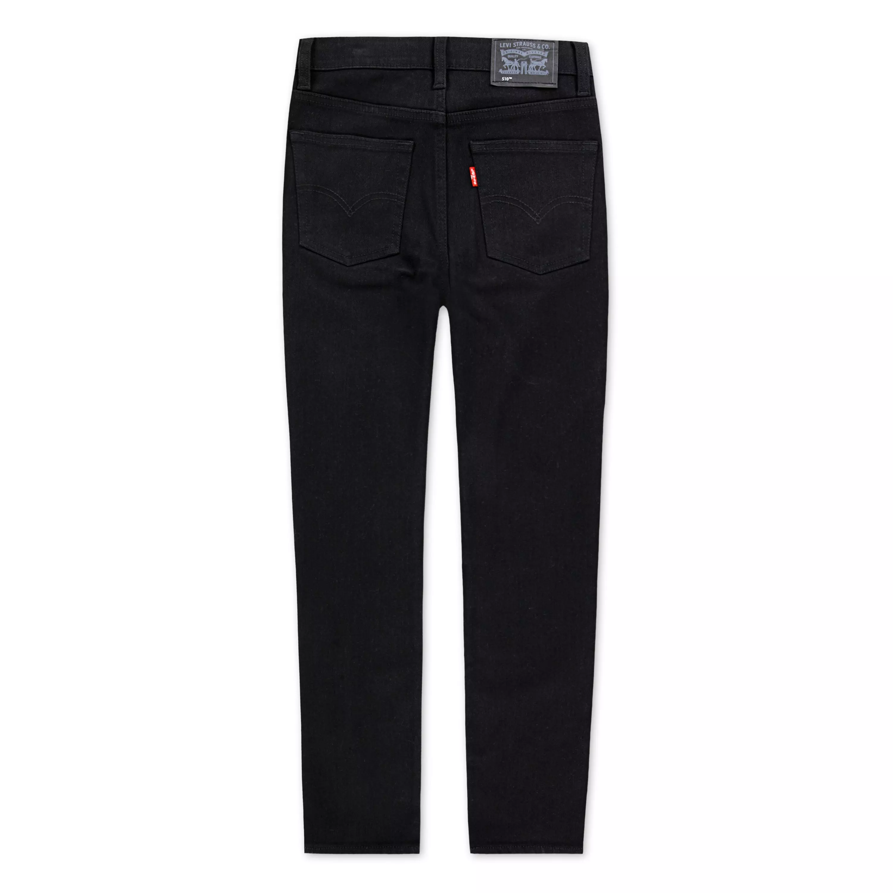 Levi's Big Boys' 510 Skinny Fit Black Wash Denim Jeans - BLACK