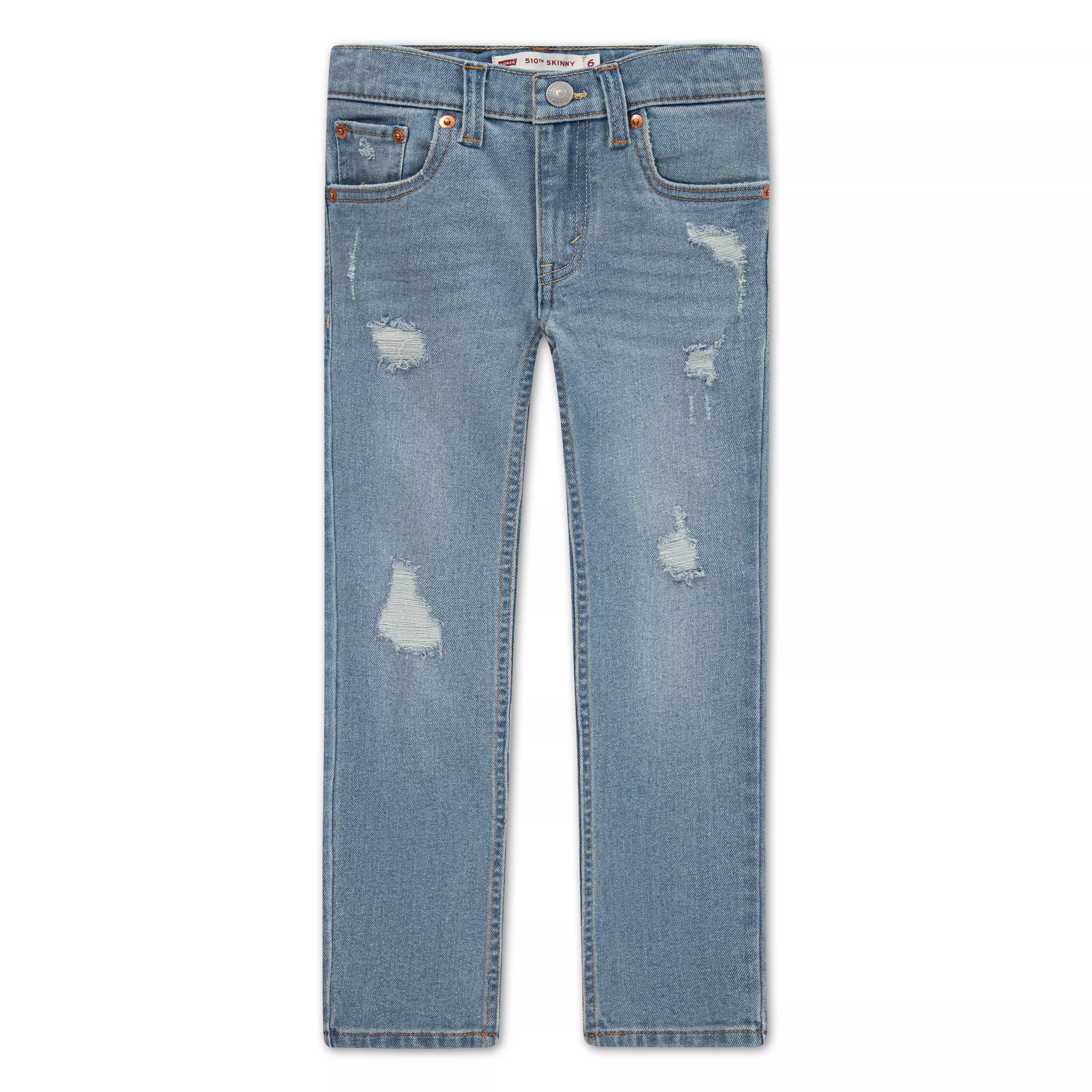 Levi's Little Boys' 510 Skinny Fit Light Blue Wash Denim Jeans - LIGHT BLUE