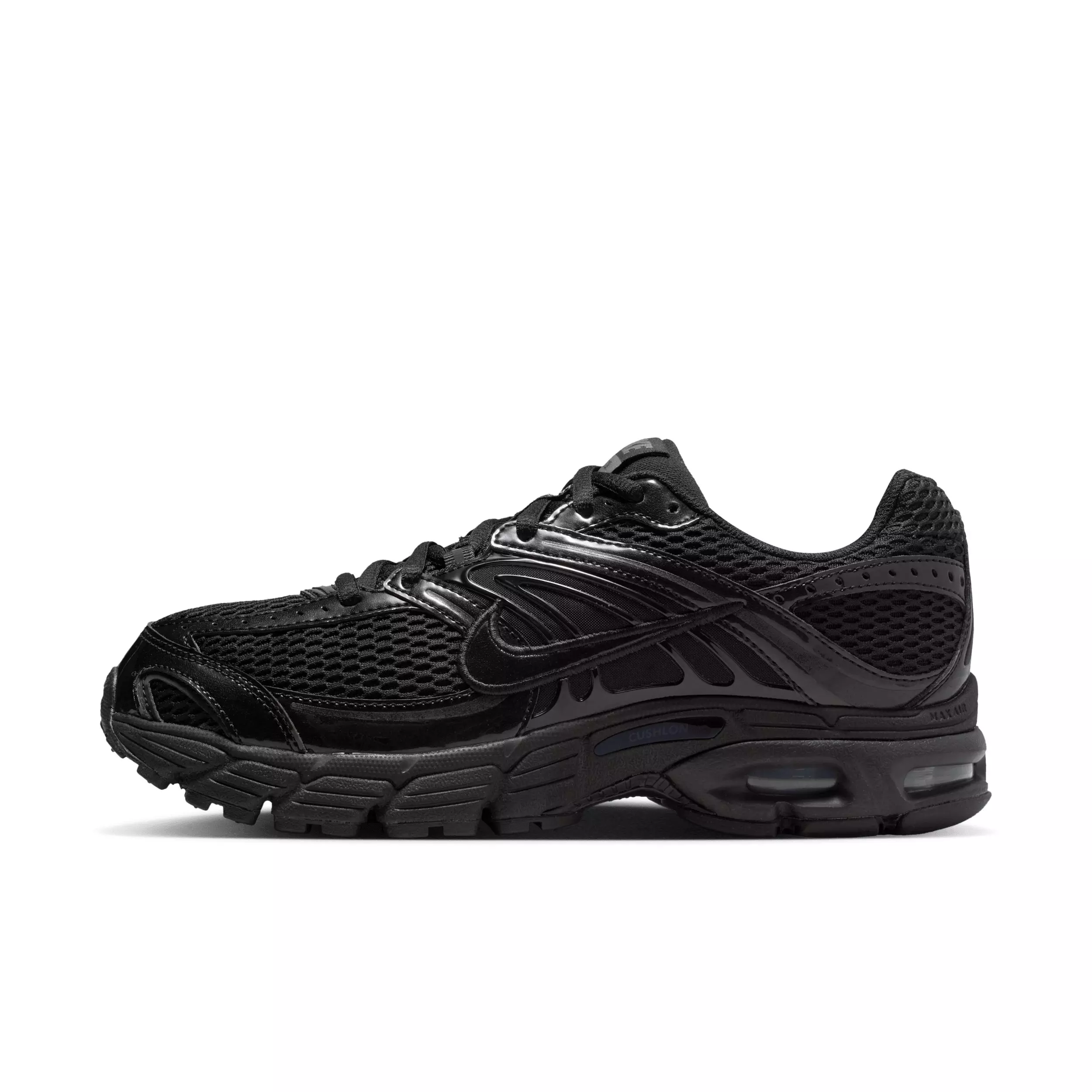 Nike Air Max Moto 2K "Black/Iron Grey/Metallic Silver/Black" Women's Shoe - BLACK/GREY/SILVER/BLACK