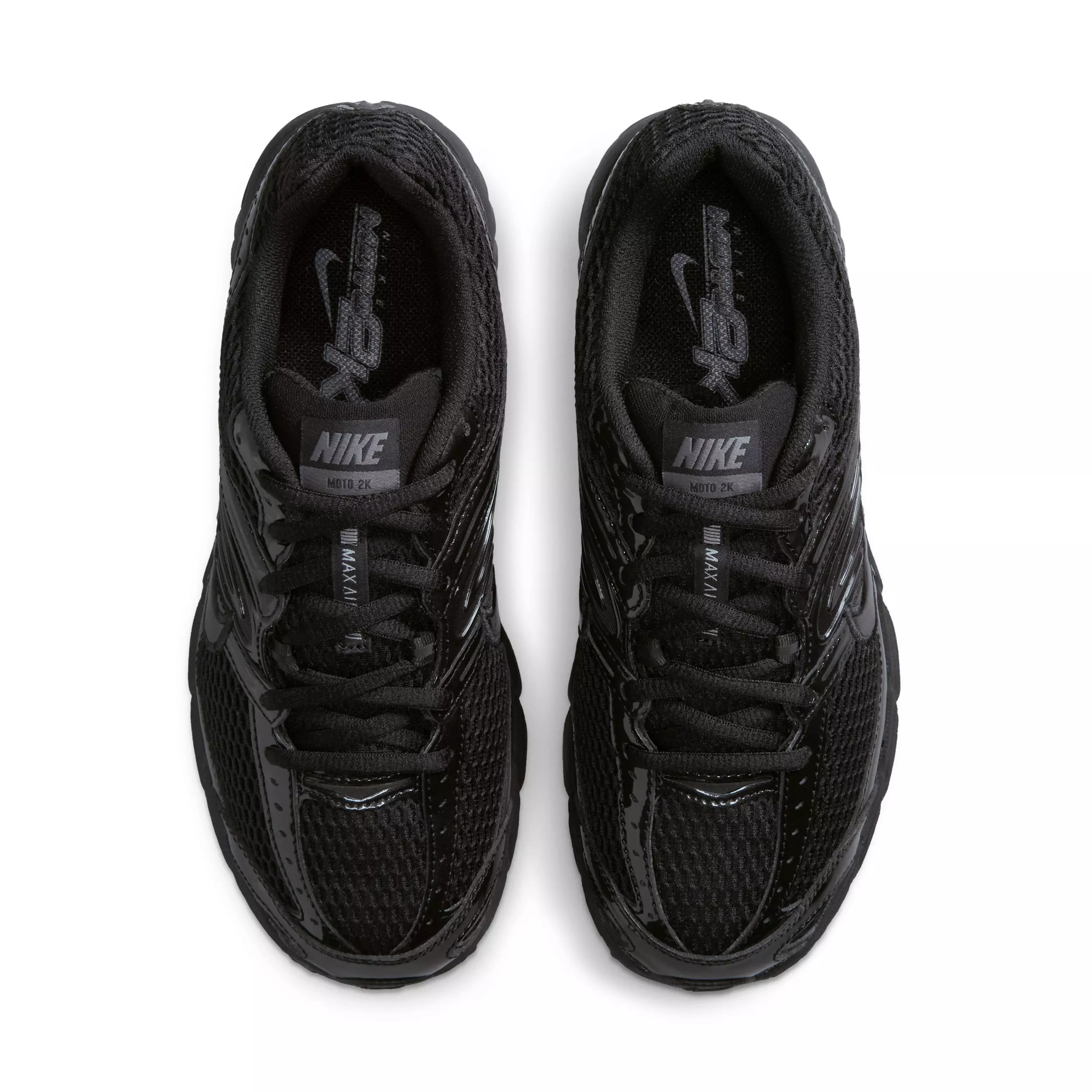 Nike Air Max Moto 2K "Black/Iron Grey/Metallic Silver/Black" Women's Shoe - BLACK/GREY/SILVER/BLACK