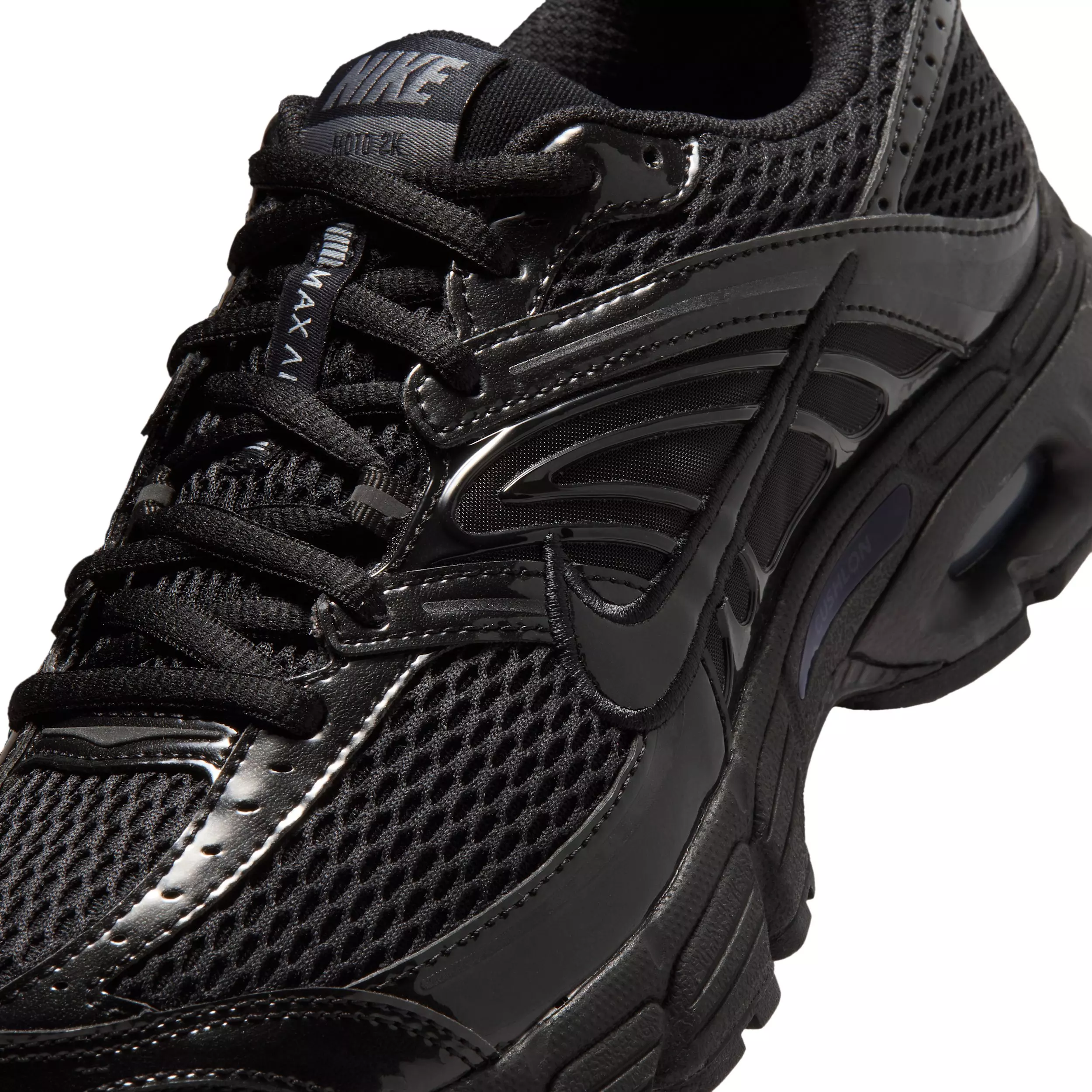 Nike Air Max Moto 2K "Black/Iron Grey/Metallic Silver/Black" Women's Shoe - BLACK/GREY/SILVER/BLACK