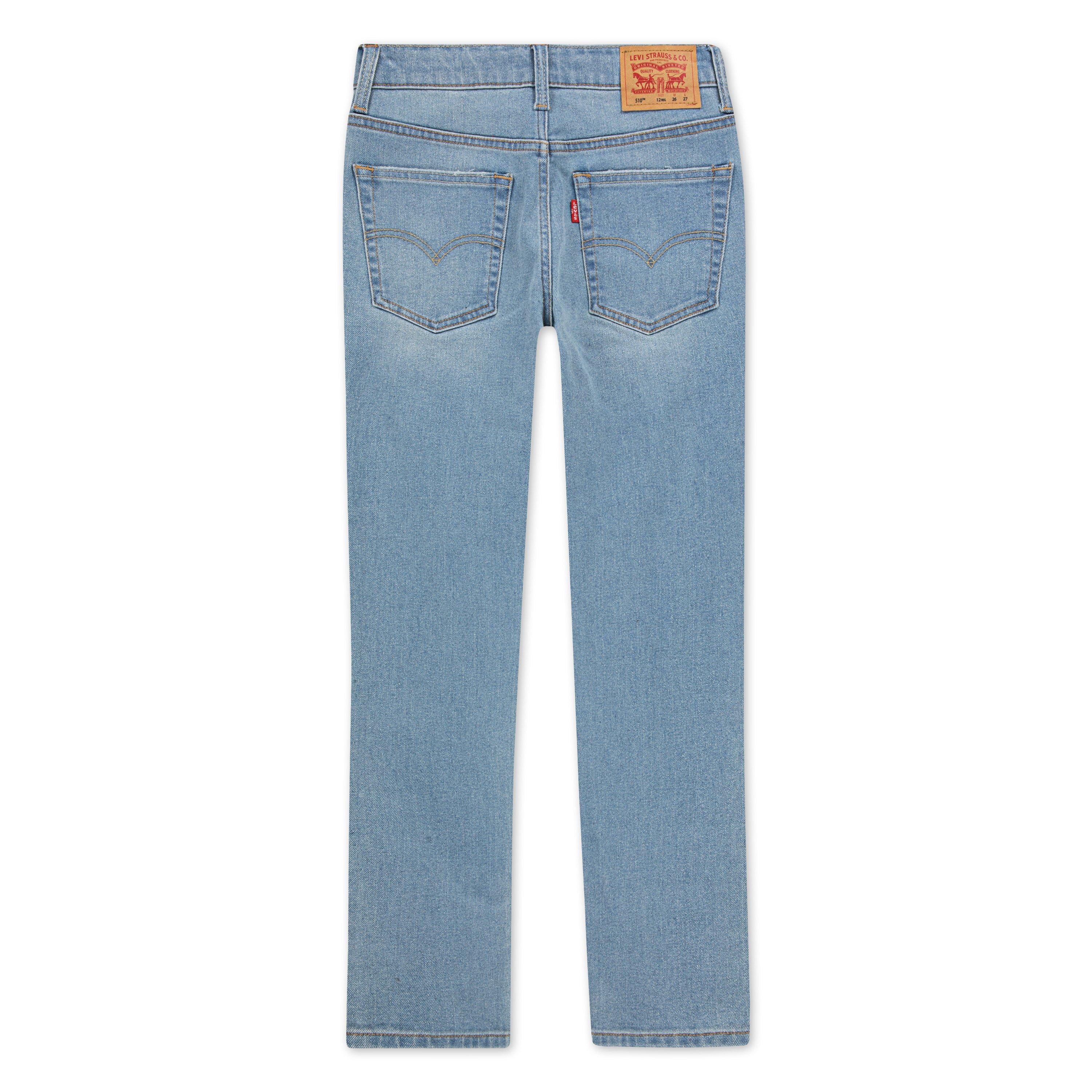 Levi's Big Boys' 510 Skinny Fit Light Blue Wash Denim Jeans - LIGHT BLUE Thumbnail View 2