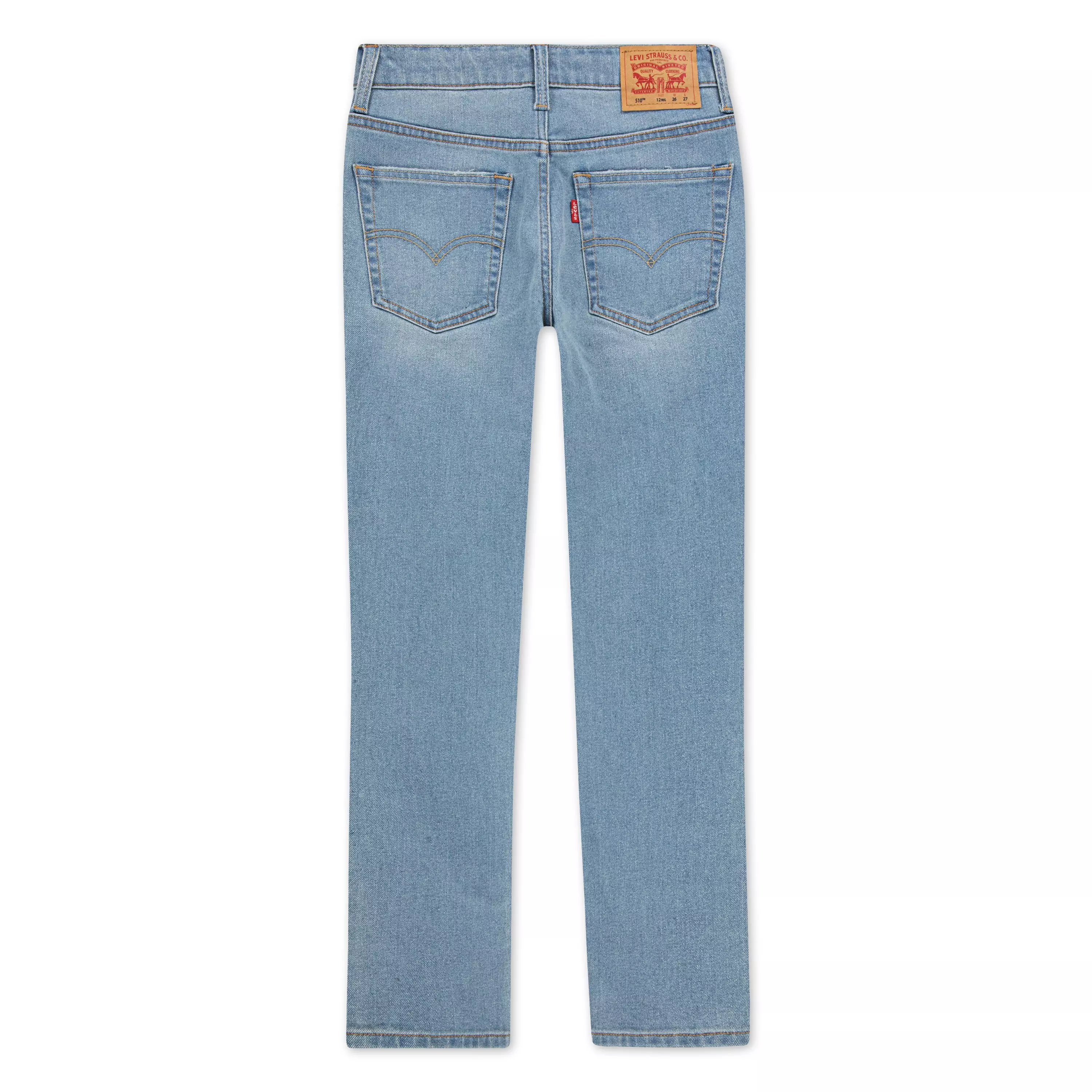 Levi's Big Boys' 510 Skinny Fit Light Blue Wash Denim Jeans - LIGHT BLUE