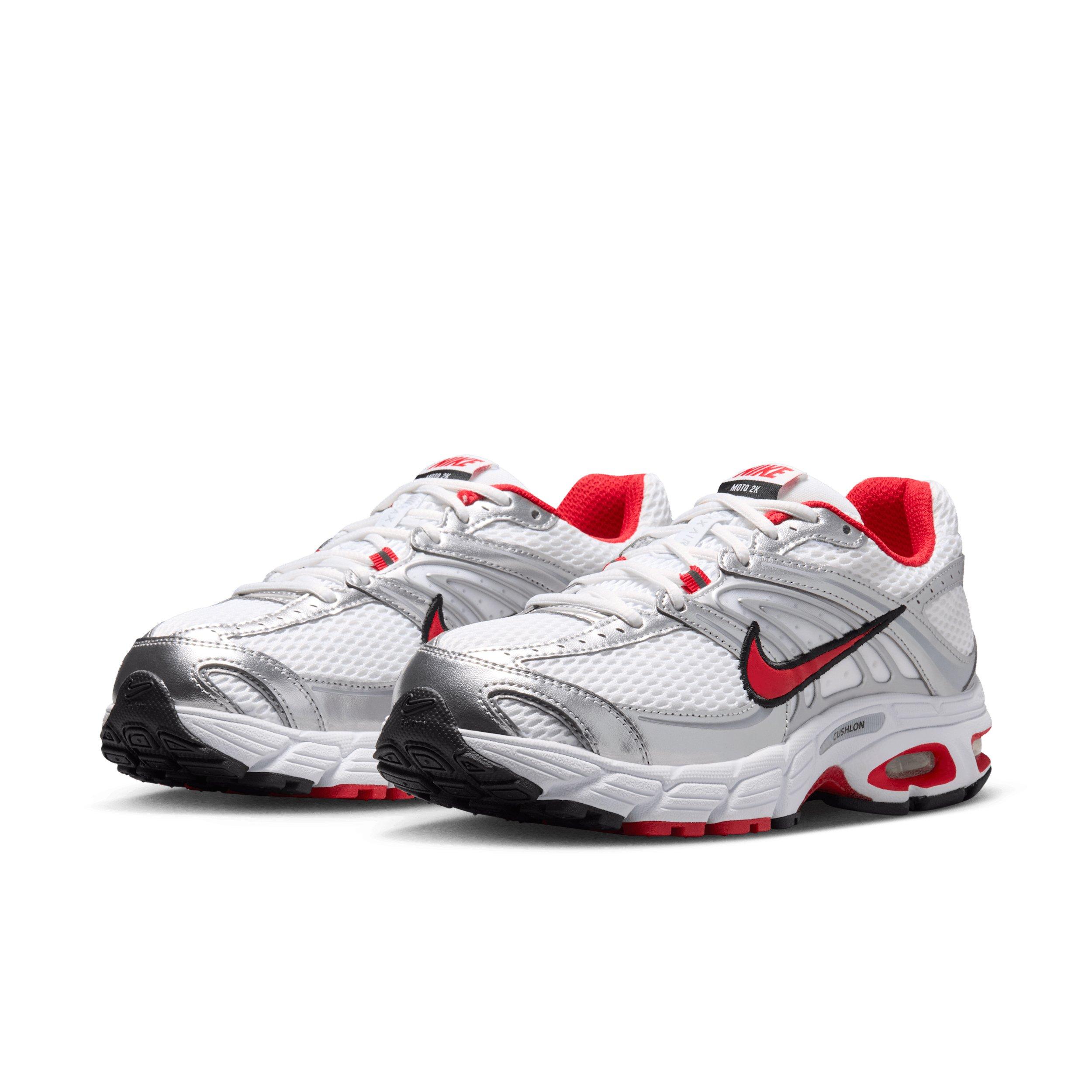 Nike Air Max Moto 2K "White/Metallic Silver/Black/University Red" Women's Shoe - WHITE/SILVER/BLACK/RED Thumbnail View 3
