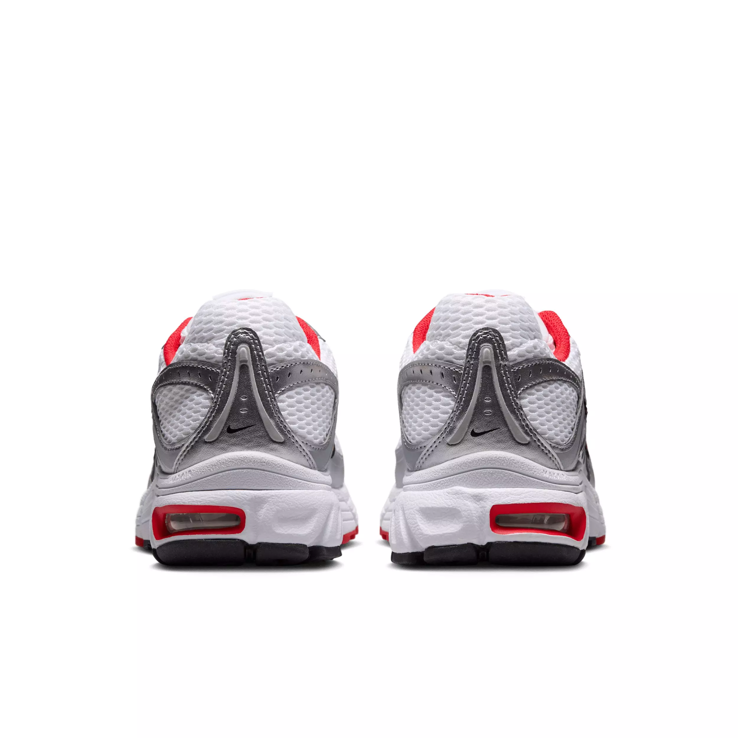 Nike Air Max Moto 2K "White/Metallic Silver/Black/University Red" Women's Shoe - WHITE/SILVER/BLACK/RED