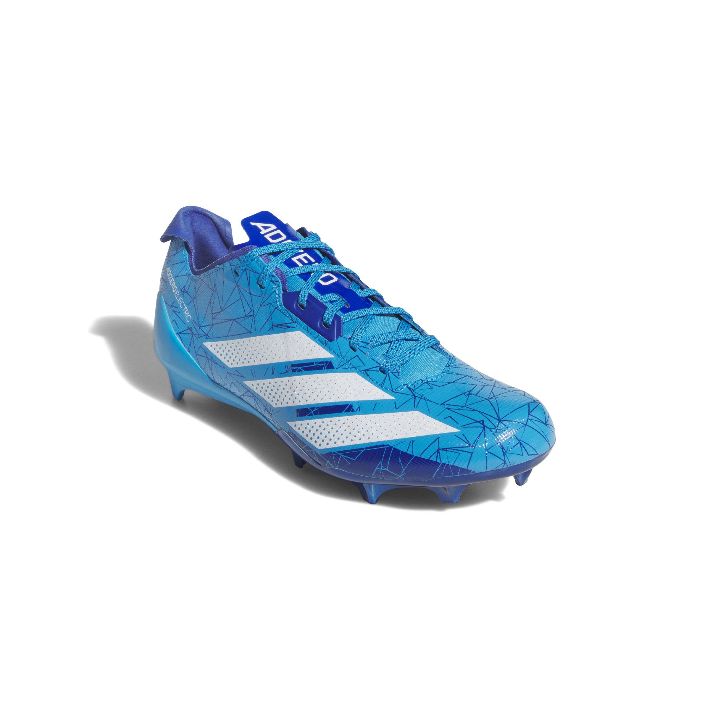 adidas Adizero Electric AAB "Solar Blue/Ftwr White/Team Royal Blue" Men's Football Cleat - BLUE/WHITE/ROYAL Thumbnail View 3