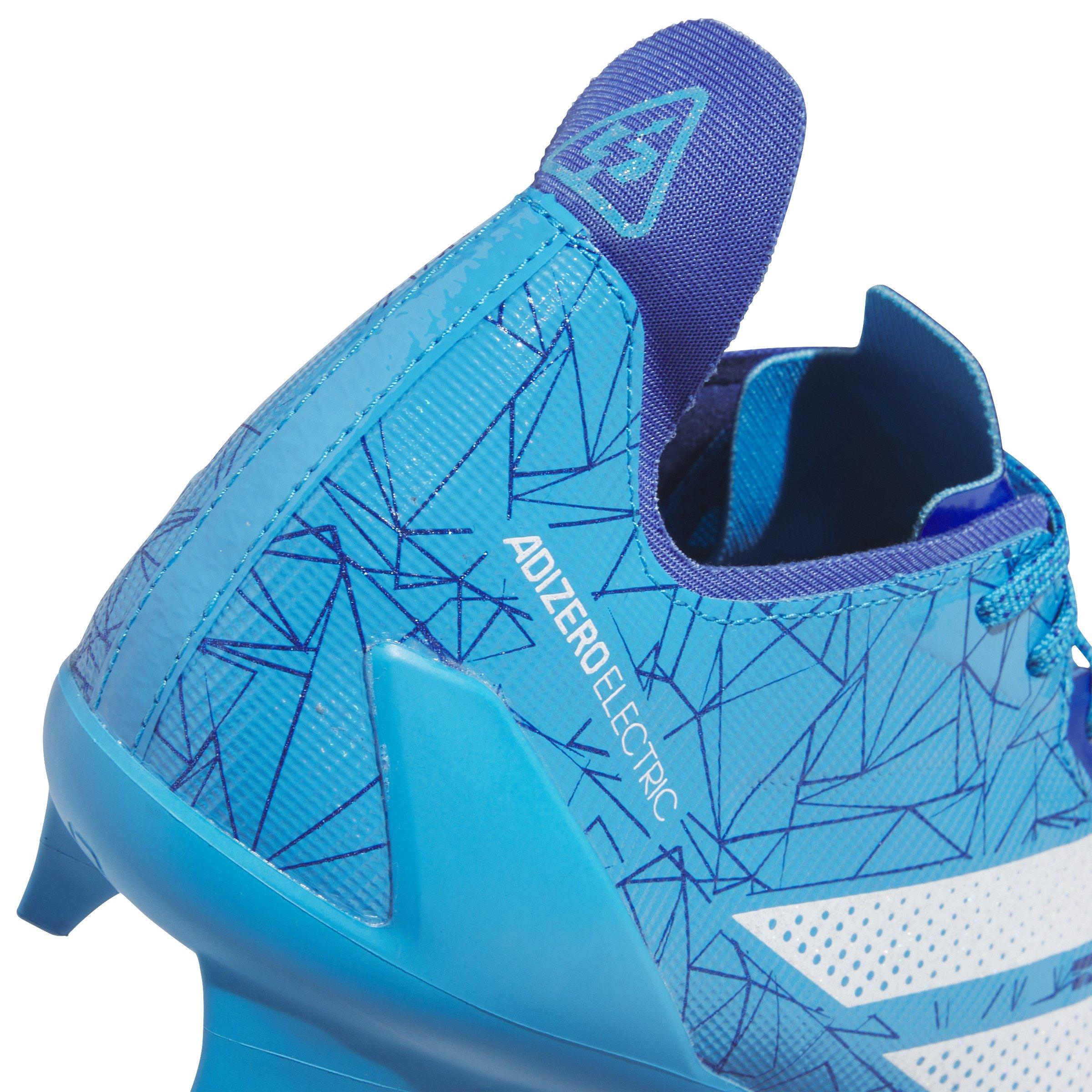 adidas Adizero Electric AAB "Solar Blue/Ftwr White/Team Royal Blue" Men's Football Cleat - BLUE/WHITE/ROYAL Thumbnail View 7