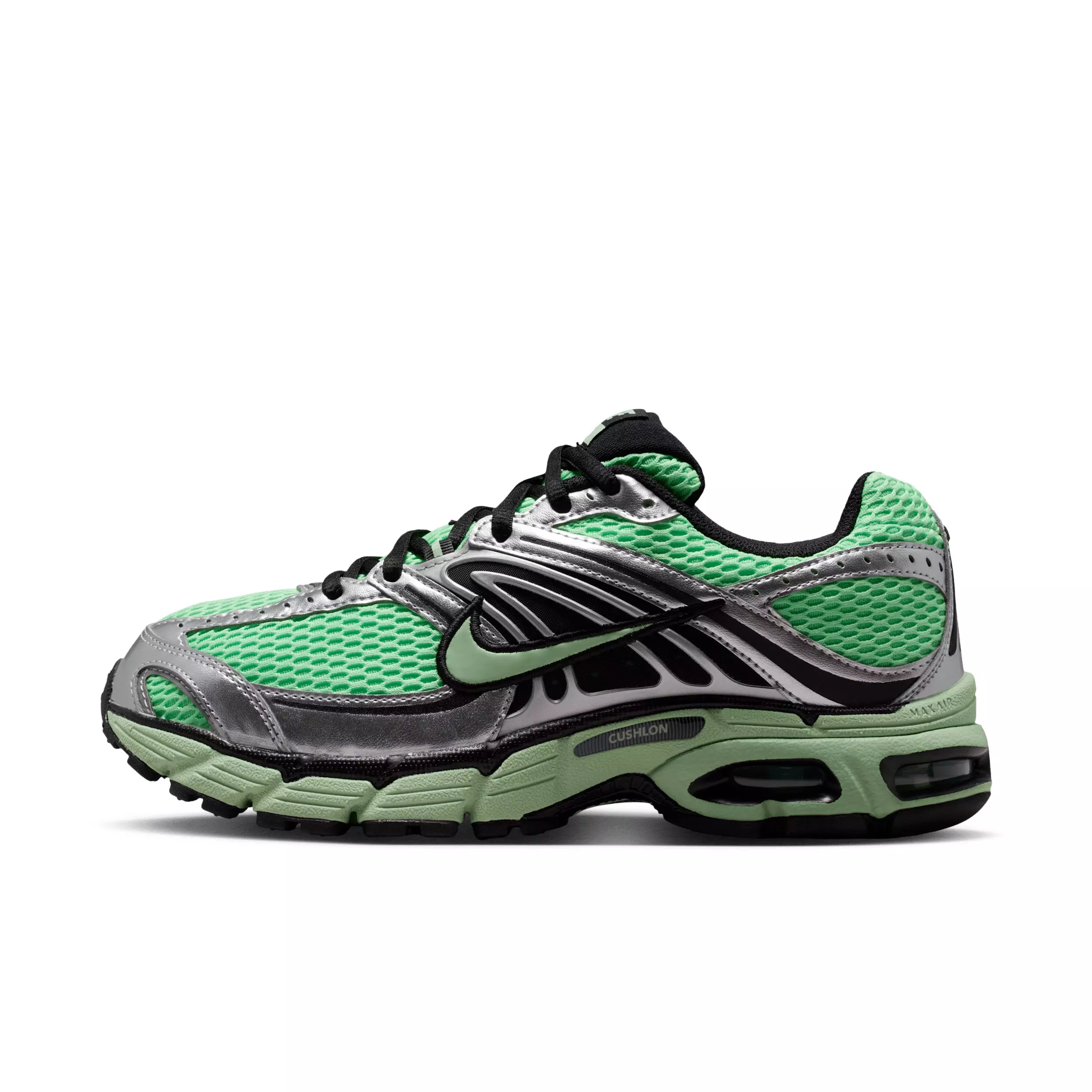 Nike Air Max Moto 2K "Illusion Green/Metallic Silver/Black/Cucumber Calm" Women's Shoe - GREEN/SILVER/BLACK/CUCUMBER