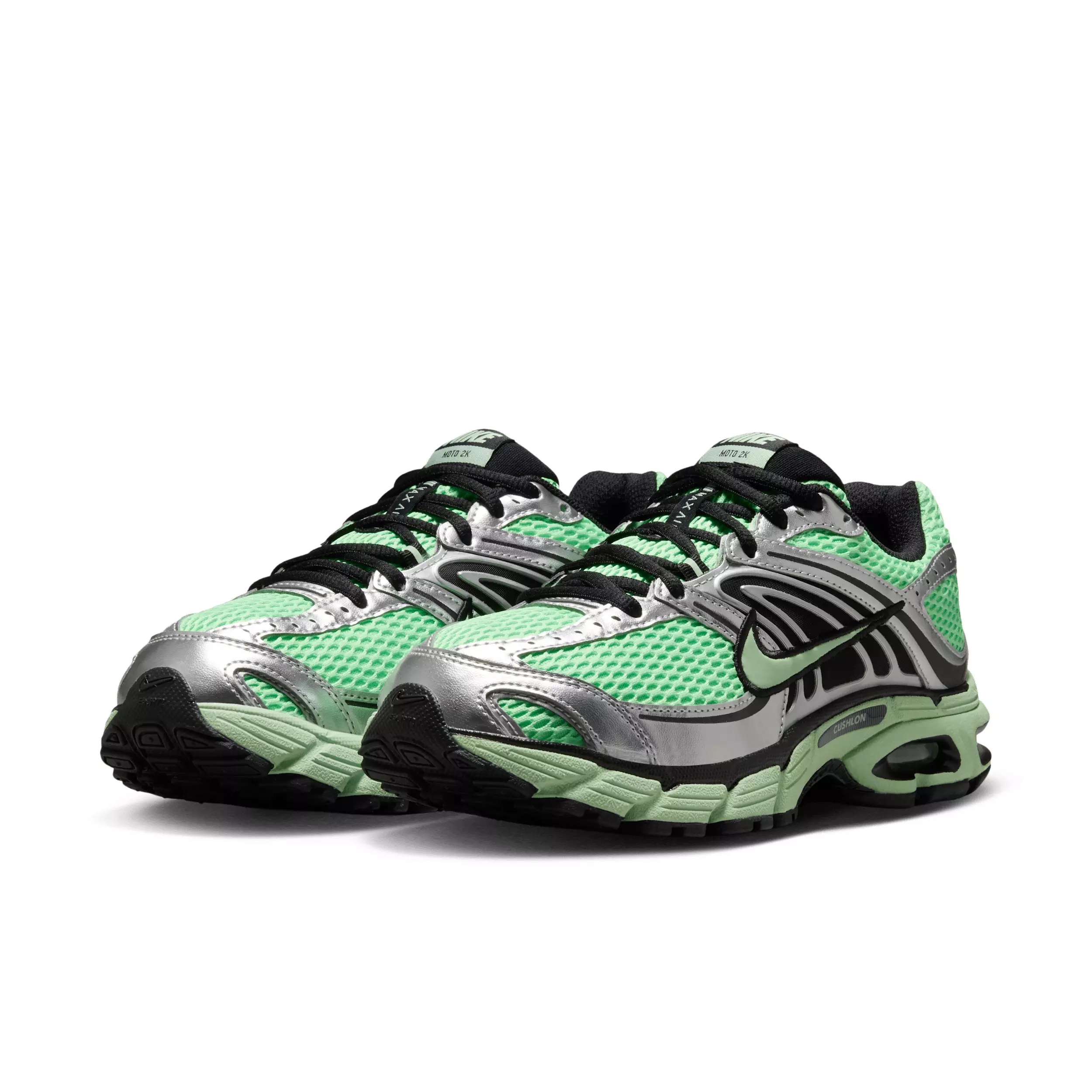 Nike Air Max Moto 2K "Illusion Green/Metallic Silver/Black/Cucumber Calm" Women's Shoe - GREEN/SILVER/BLACK/CUCUMBER