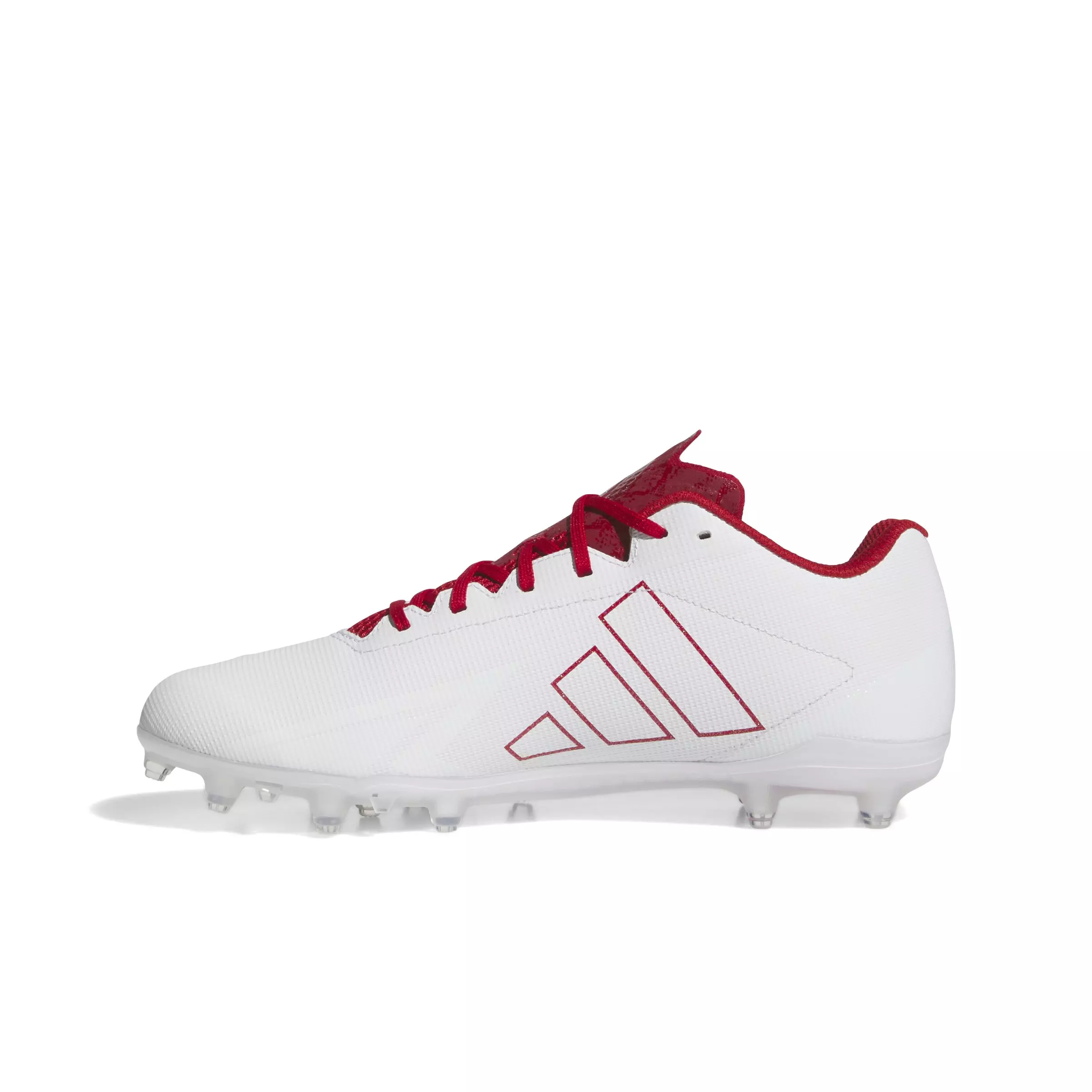 adidas Adizero Electric.2 "Ftwr White/Team Power Red 2/Ftwr White" Men's Football Cleat - WHITE/RED/WHITE