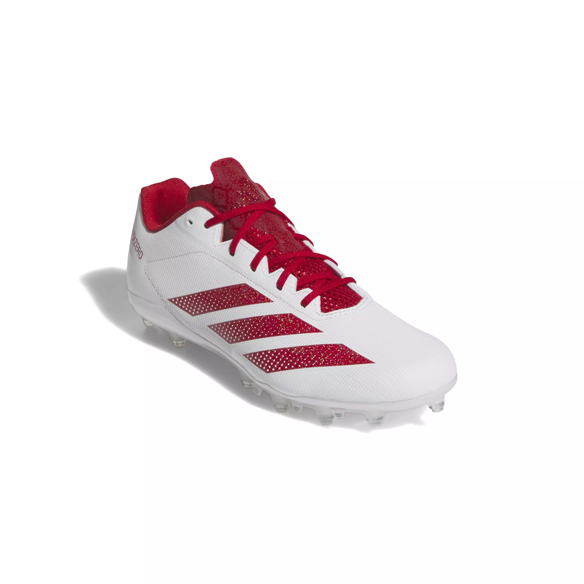 adidas Adizero Electric.2 "Ftwr White/Team Power Red 2/Ftwr White" Men's Football Cleat - WHITE/RED/WHITE