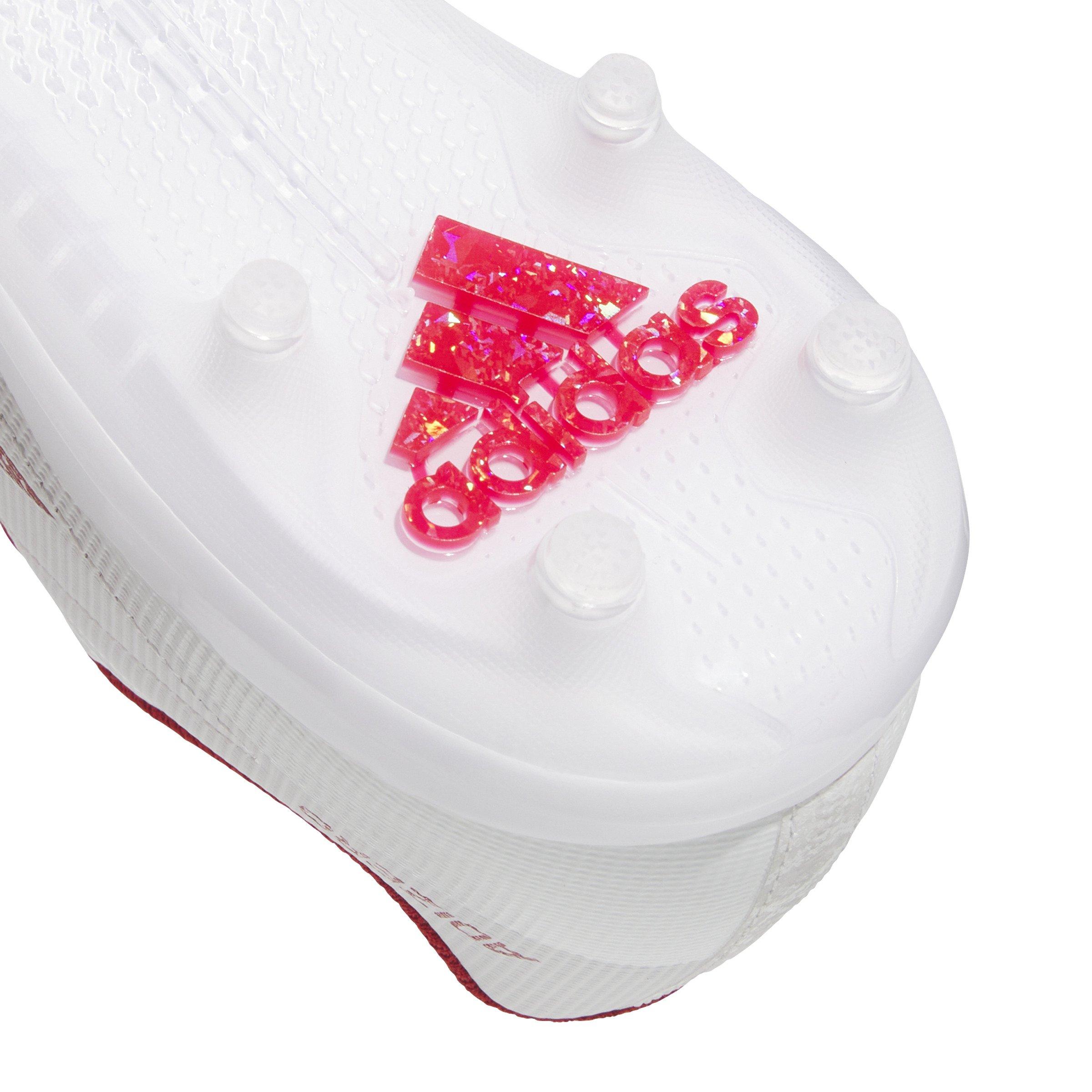 adidas Adizero Electric.2 "Ftwr White/Team Power Red 2/Ftwr White" Men's Football Cleat - WHITE/RED/WHITE Thumbnail View 6
