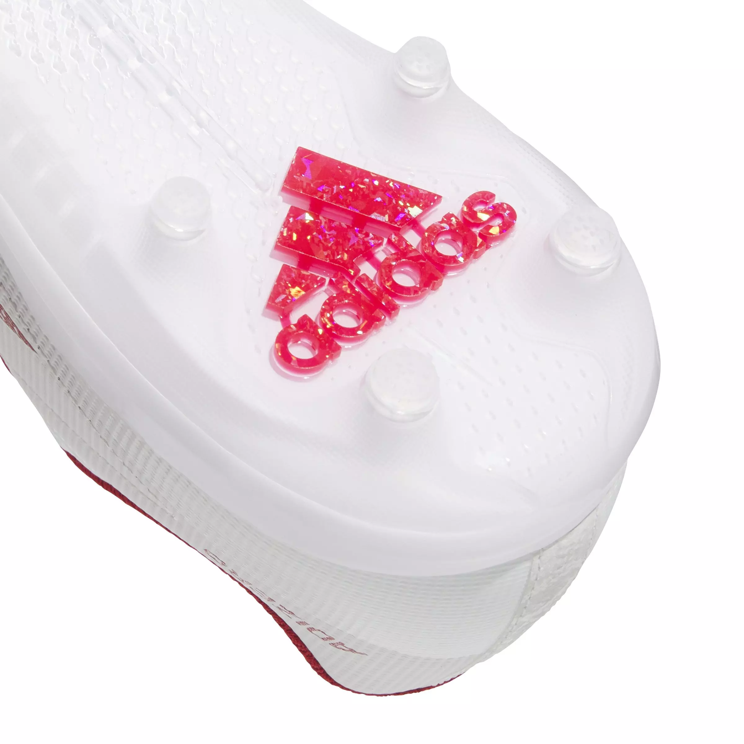 adidas Adizero Electric.2 "Ftwr White/Team Power Red 2/Ftwr White" Men's Football Cleat - WHITE/RED/WHITE